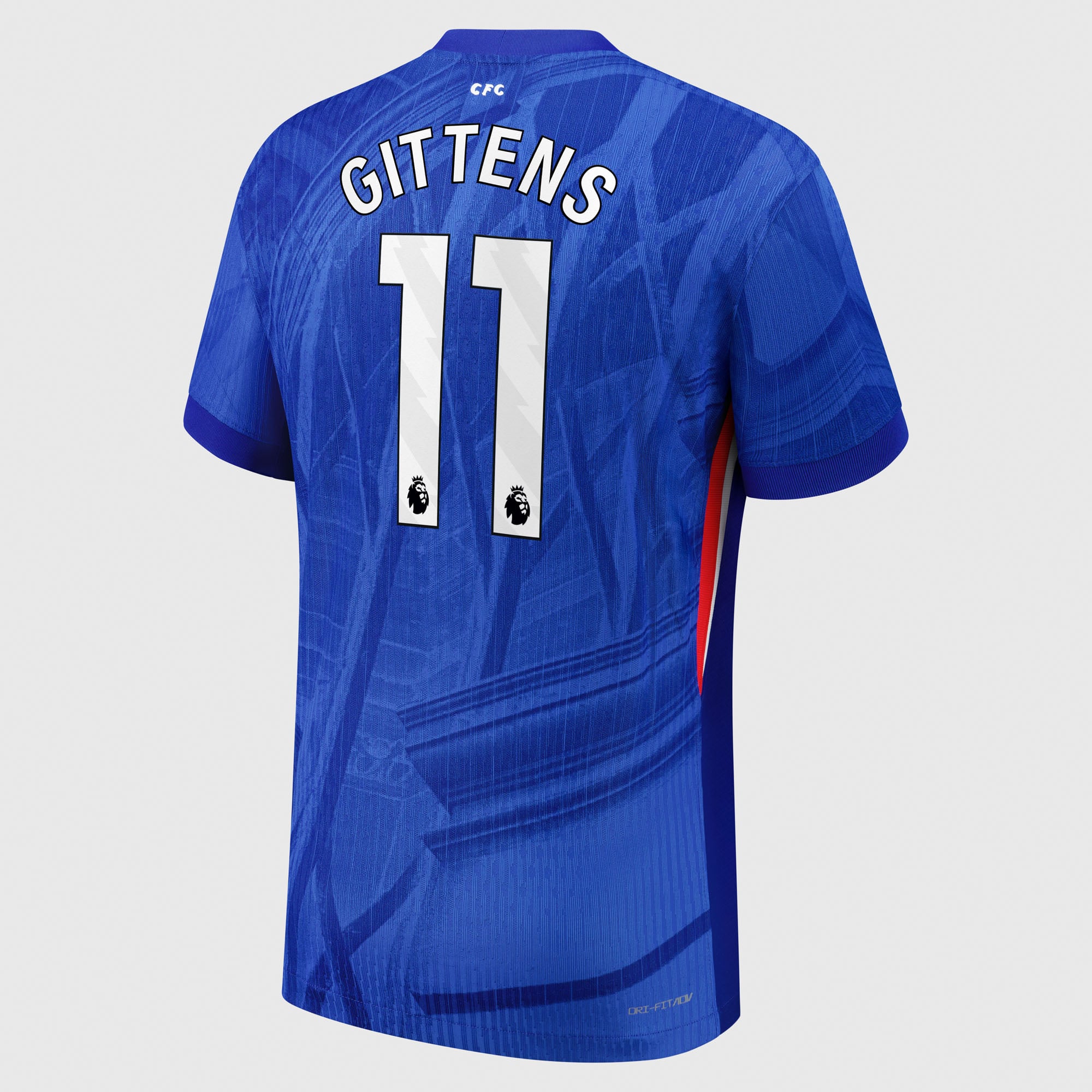 Chelsea Nike Dri-FIT ADV Home Match Shirt 2025-26 with Gittens 11 printing, , rebel_hi-res