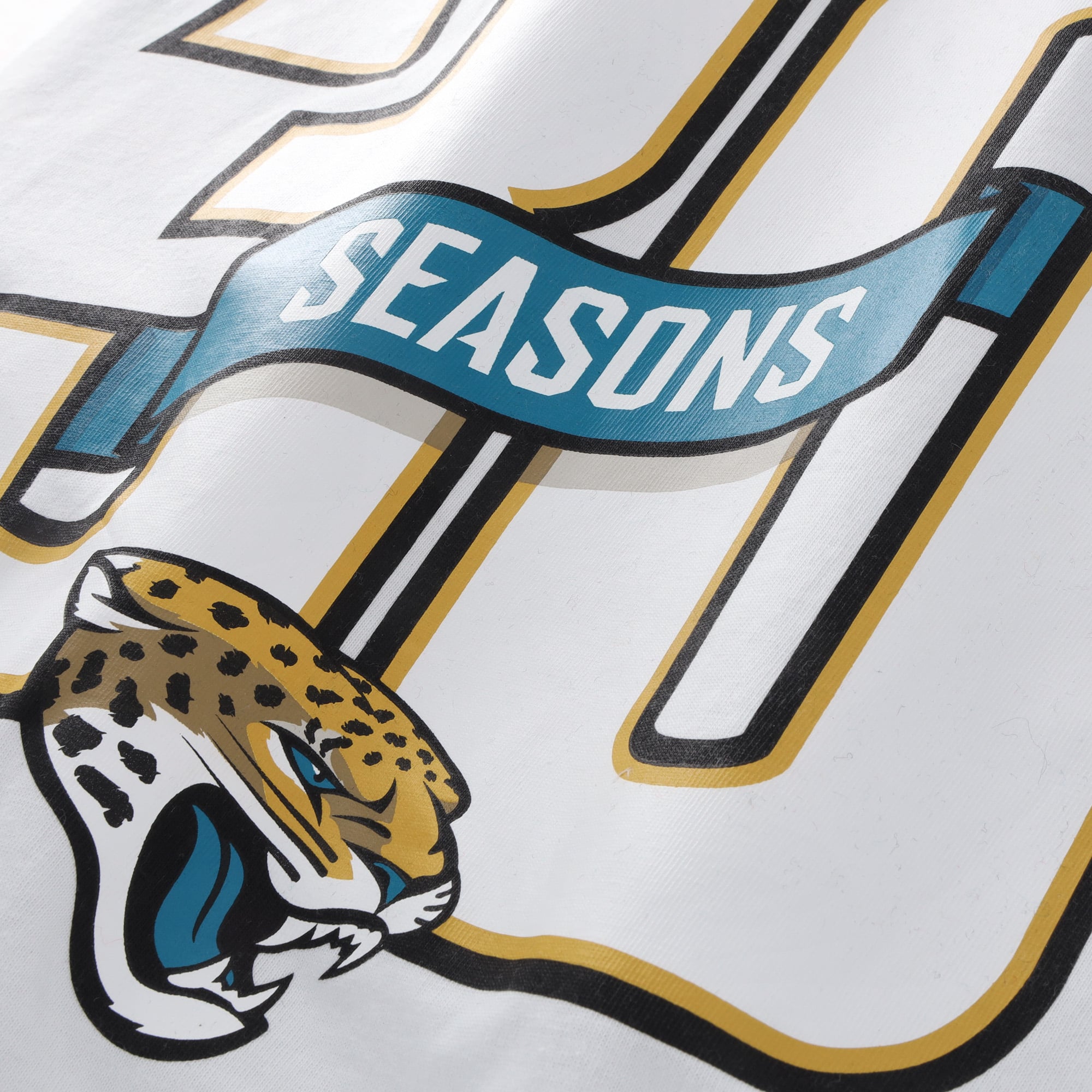 Jacksonville Jaguars Mitchell & Ness 30th Anniversary T-shirt, , rebel_hi-res