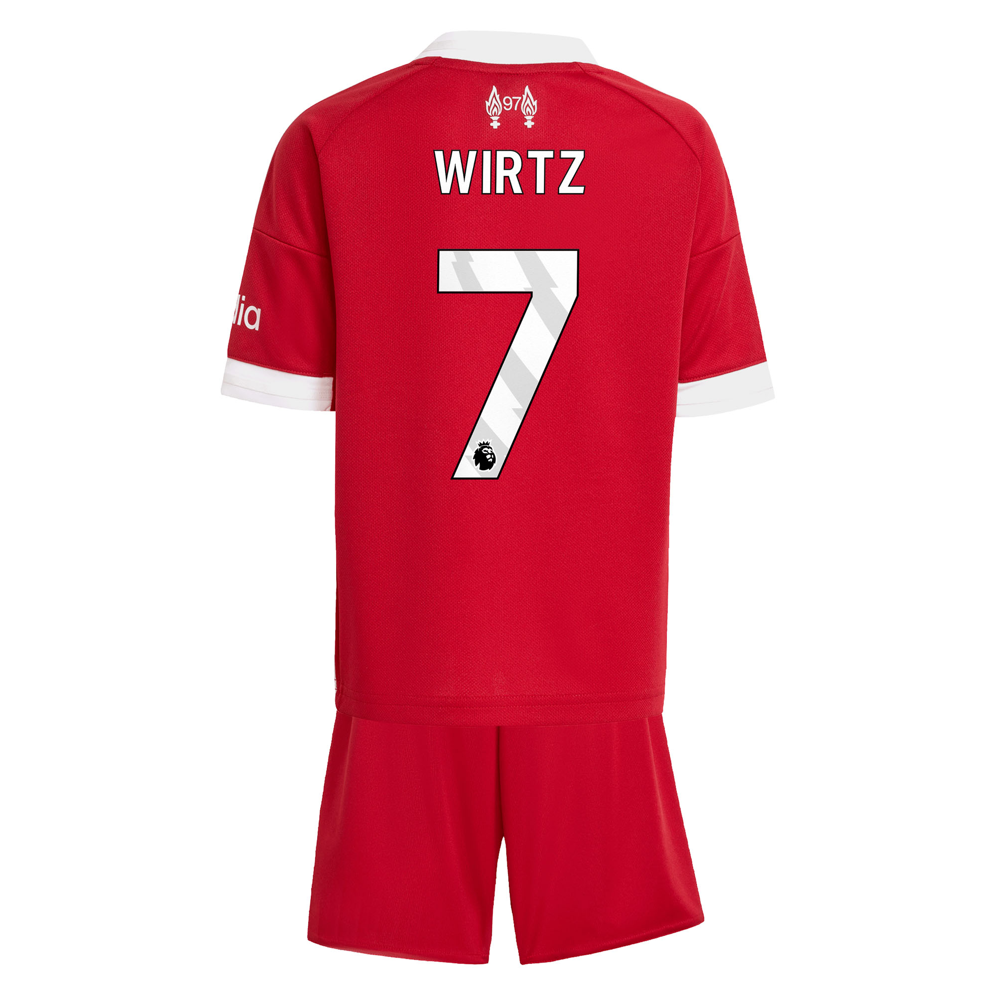 Liverpool adidas Home Minikit 2025-26 with Wirtz 7 printing, , rebel_hi-res