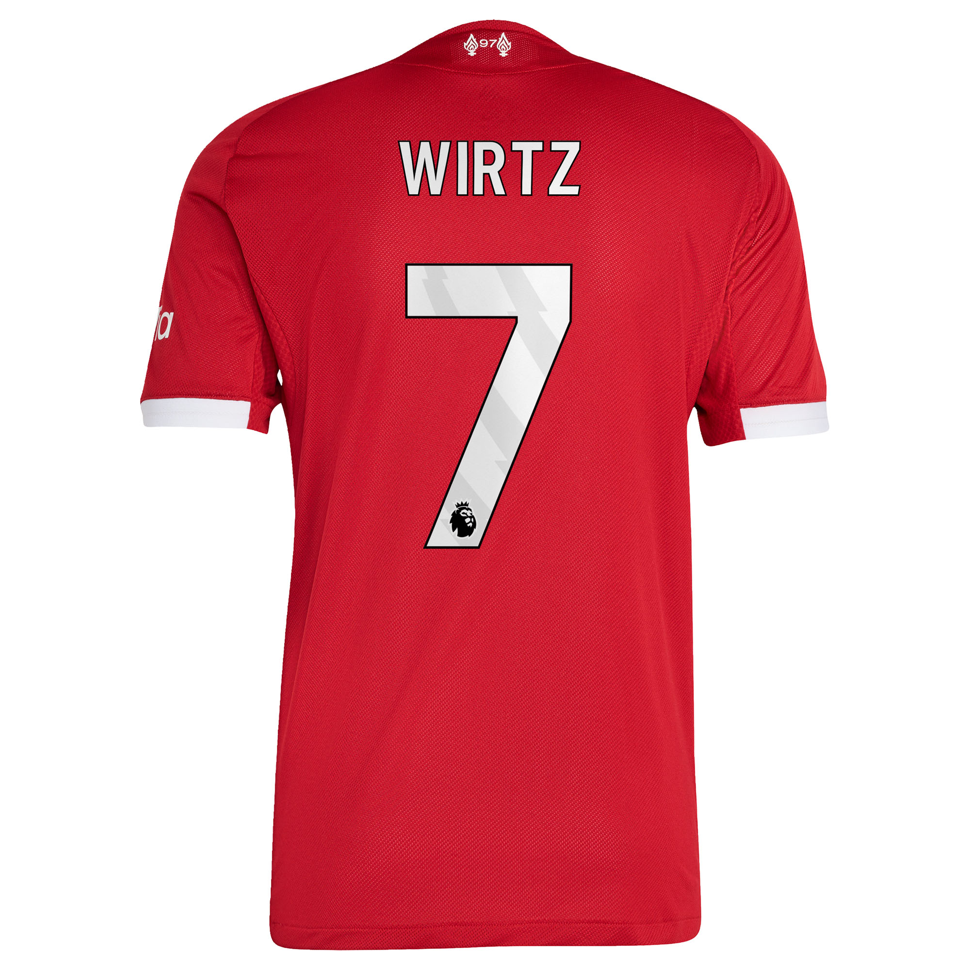 Liverpool adidas Home Authentic Shirt 2025-26 with Wirtz 7 printing, , rebel_hi-res