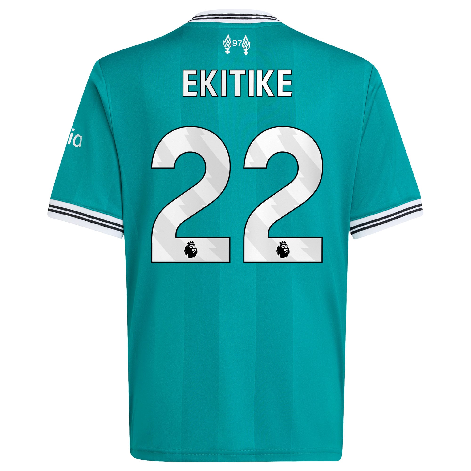 Liverpool adidas Third Shirt 2025-26 - Kids with Ekitike 22 printing, , rebel_hi-res