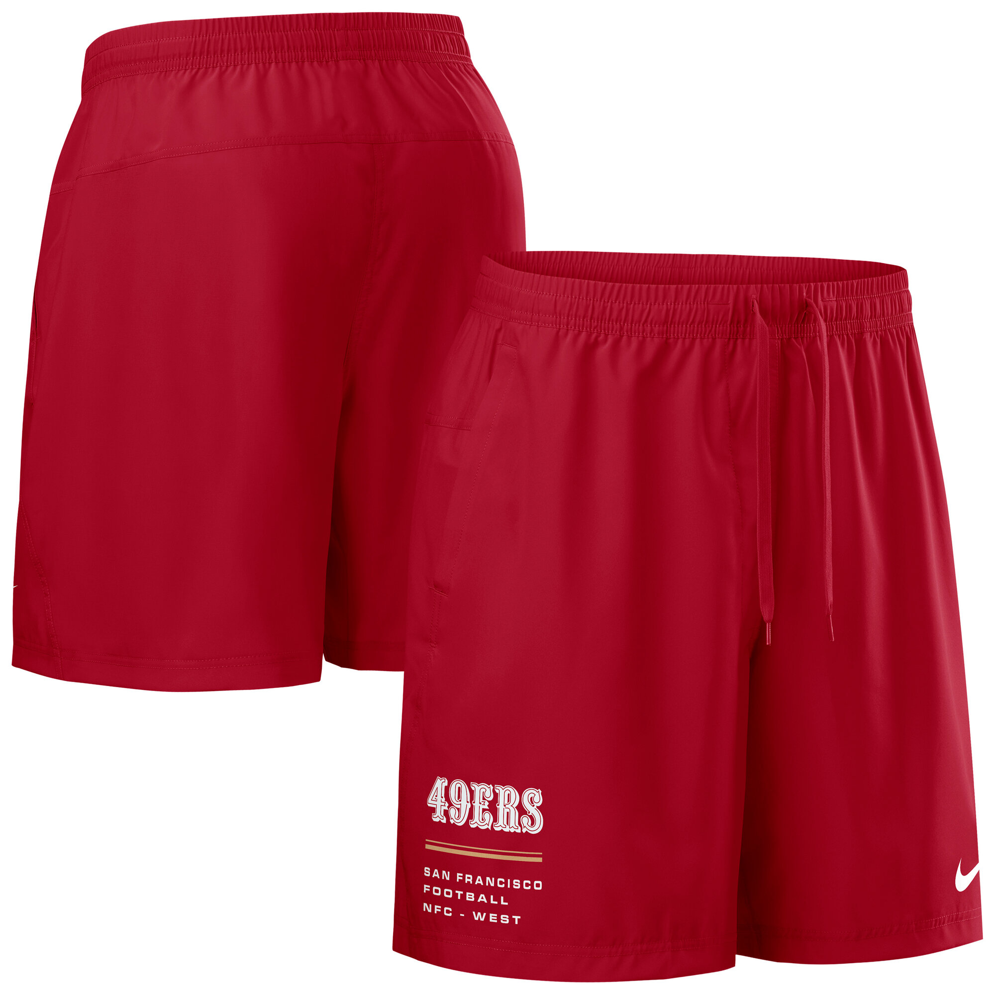 San Francisco 49ers Team Logo Nike Dri-FIT Woven 7" Short - Mens, , rebel_hi-res