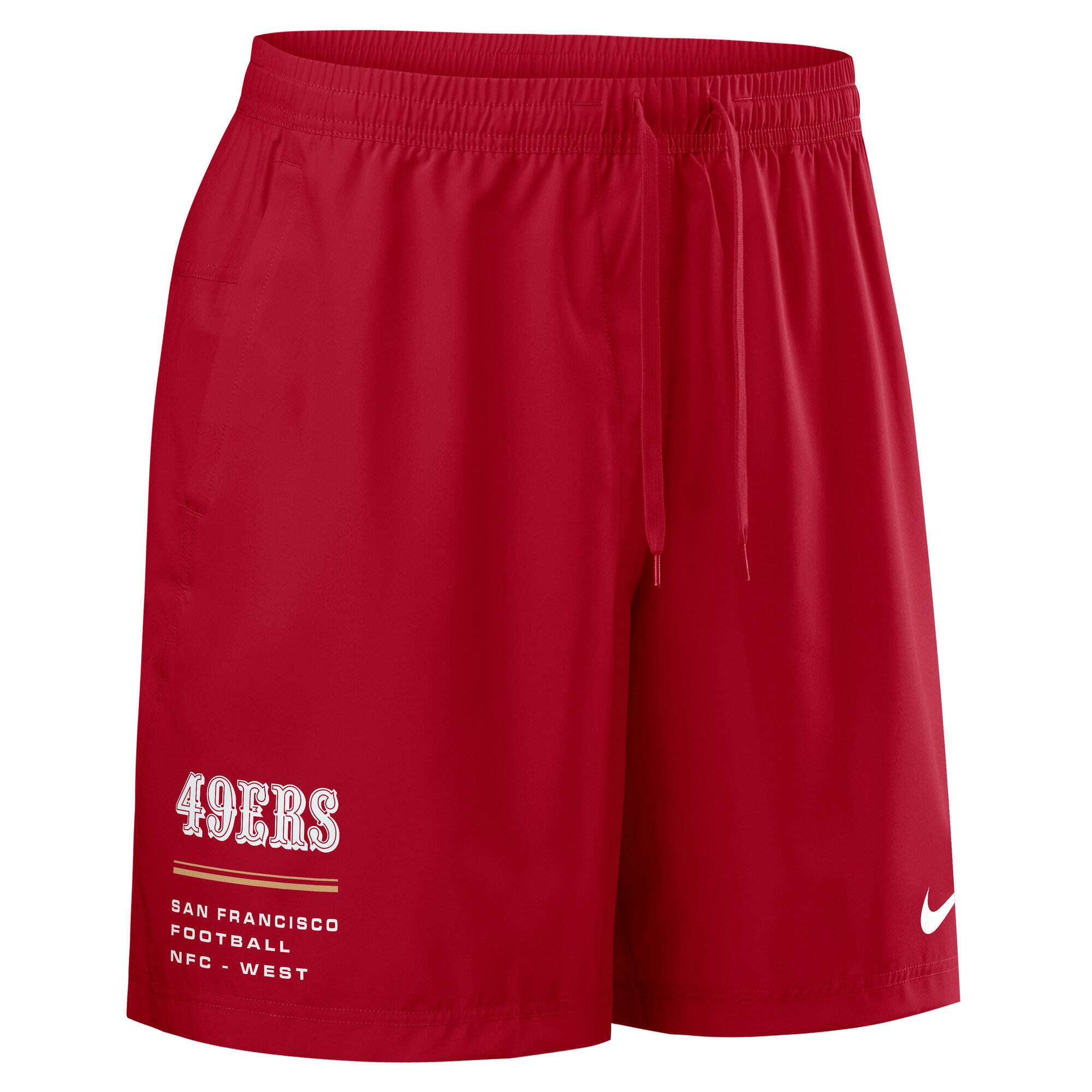 San Francisco 49ers Team Logo Nike Dri-FIT Woven 7" Short - Mens, , rebel_hi-res