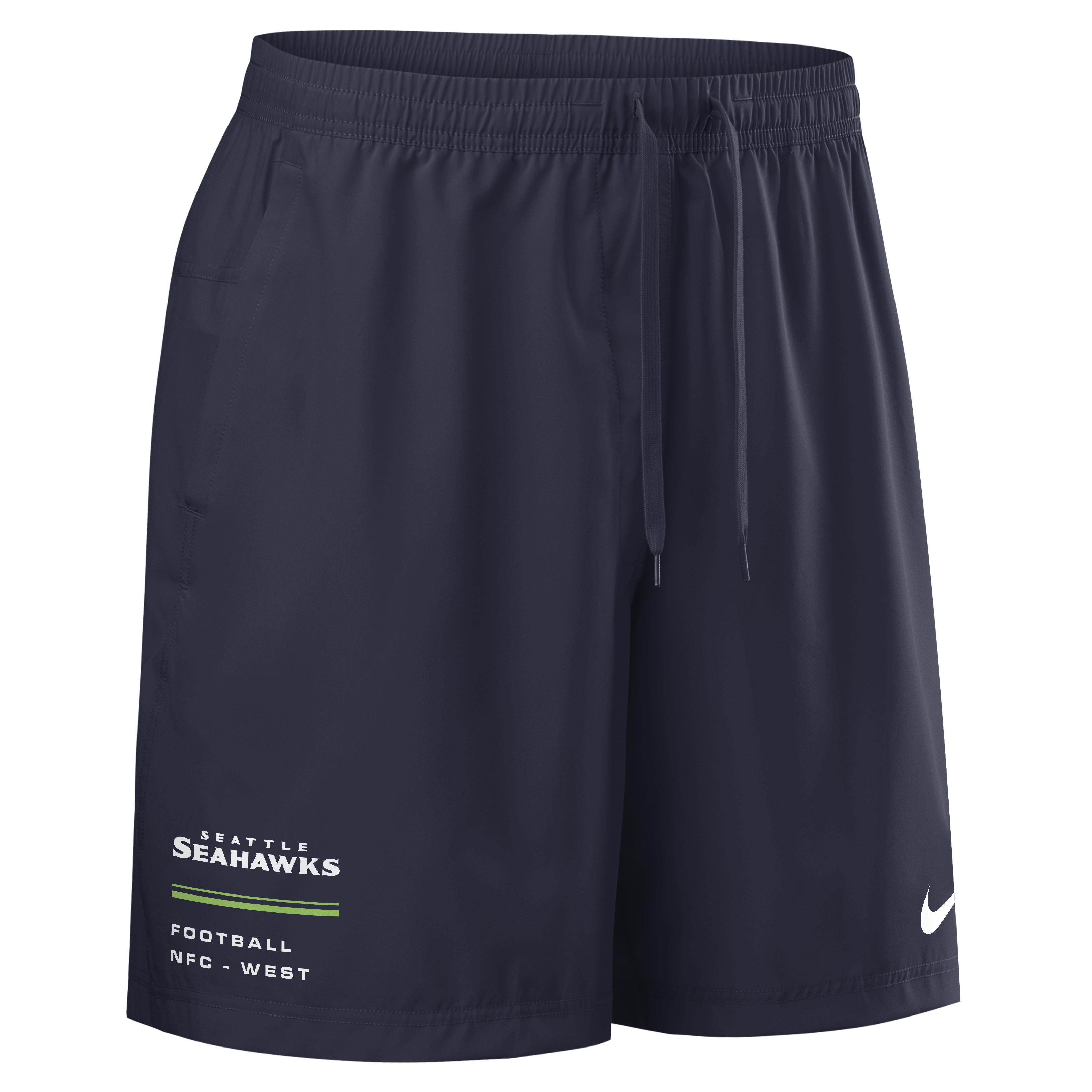 Seattle Seahawks Team Logo Nike Dri-FIT Woven 7" Short - Mens, , rebel_hi-res