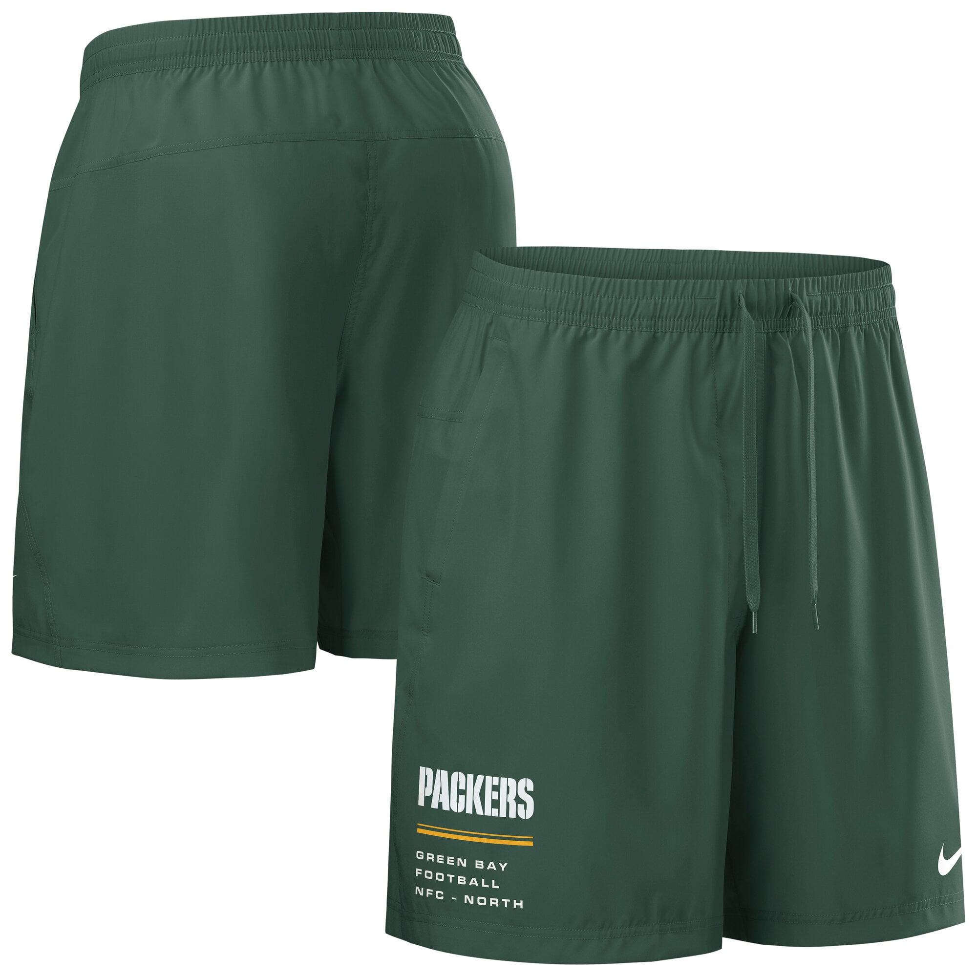 Green Bay Packers Team Logo Nike Dri-FIT Woven 7" Short - Mens, , rebel_hi-res