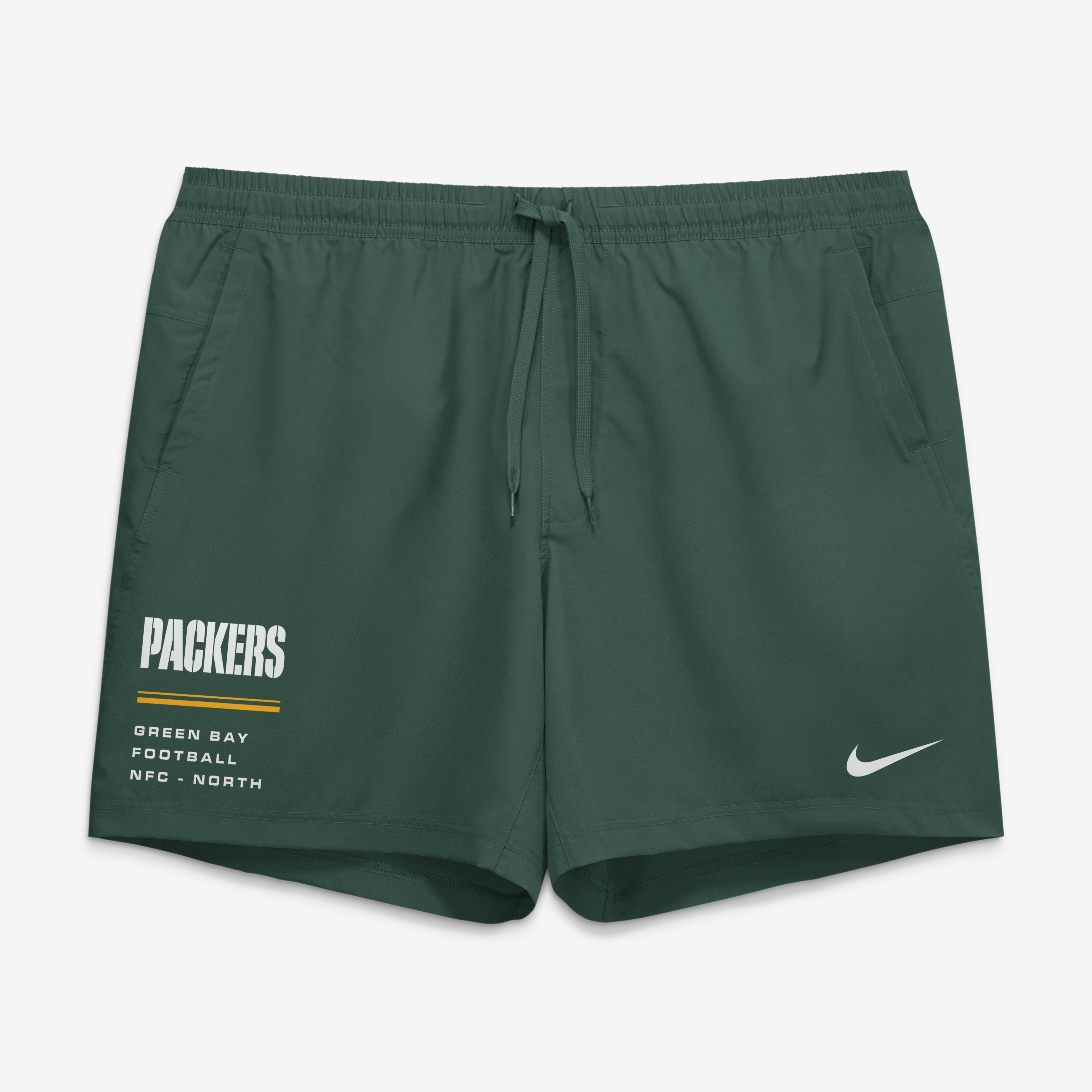 Green Bay Packers Team Logo Nike Dri-FIT Woven 7" Short - Mens, , rebel_hi-res
