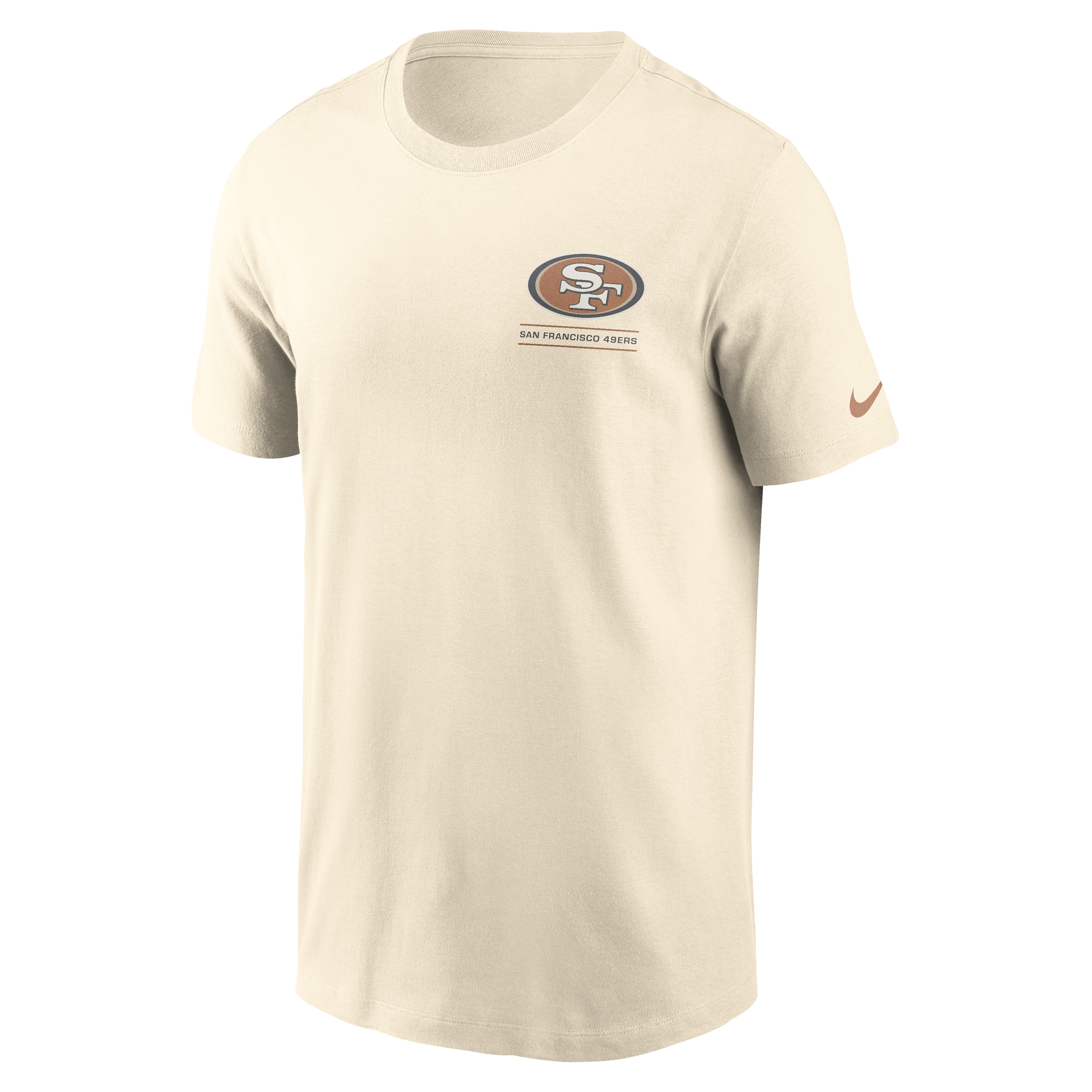 San Francisco 49ers Nike Club Crew T-Shirt - Mens, , rebel_hi-res