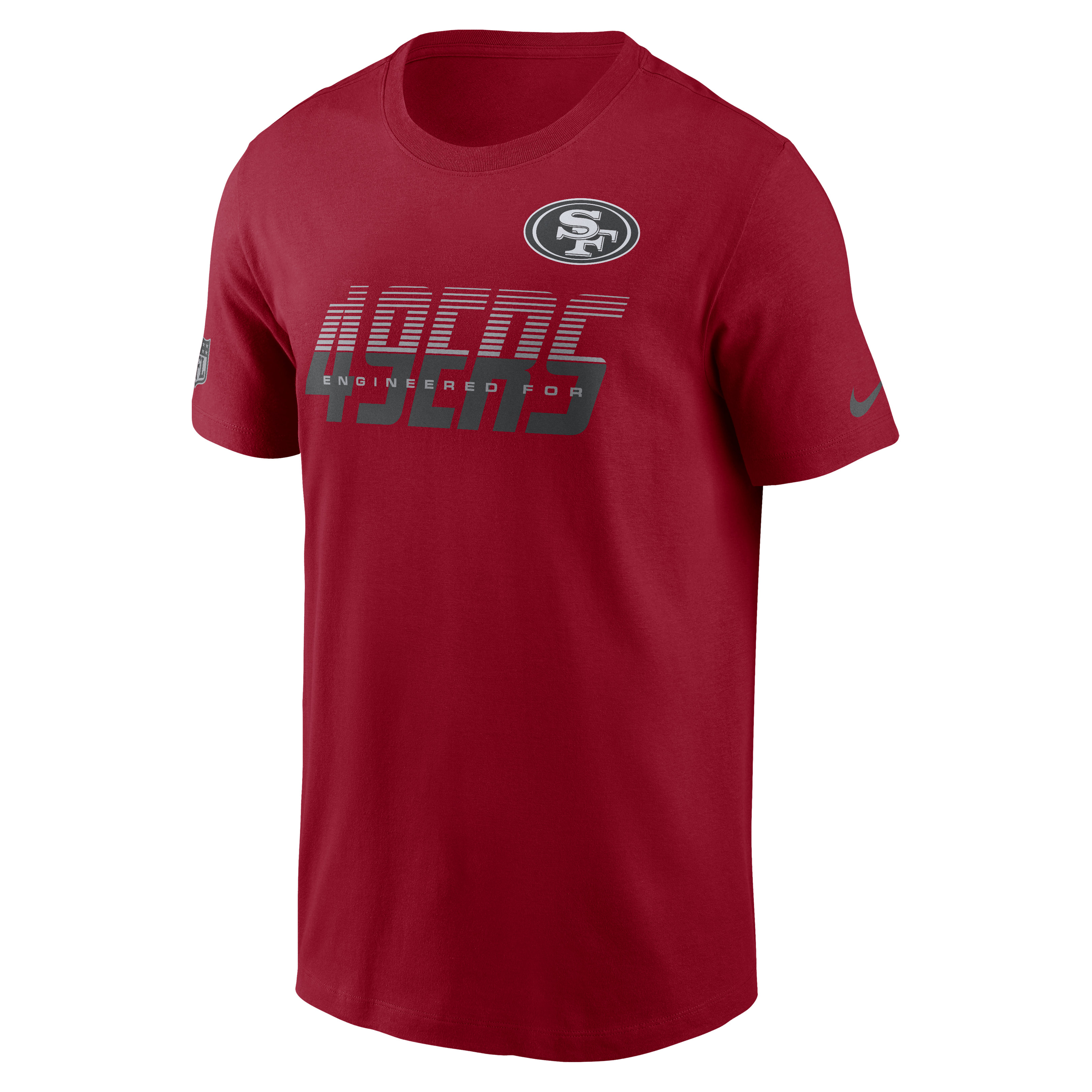 San Francisco 49ers Nike Dri-Fit Team Issue Crew T-Shirt - Mens, , rebel_hi-res