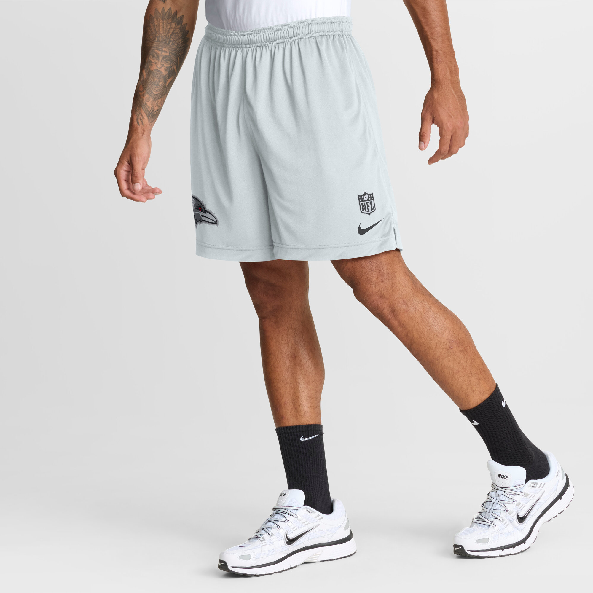 Baltimore Ravens Nike Dri-FIT Knit Shorts &ndash; Mens, , rebel_hi-res