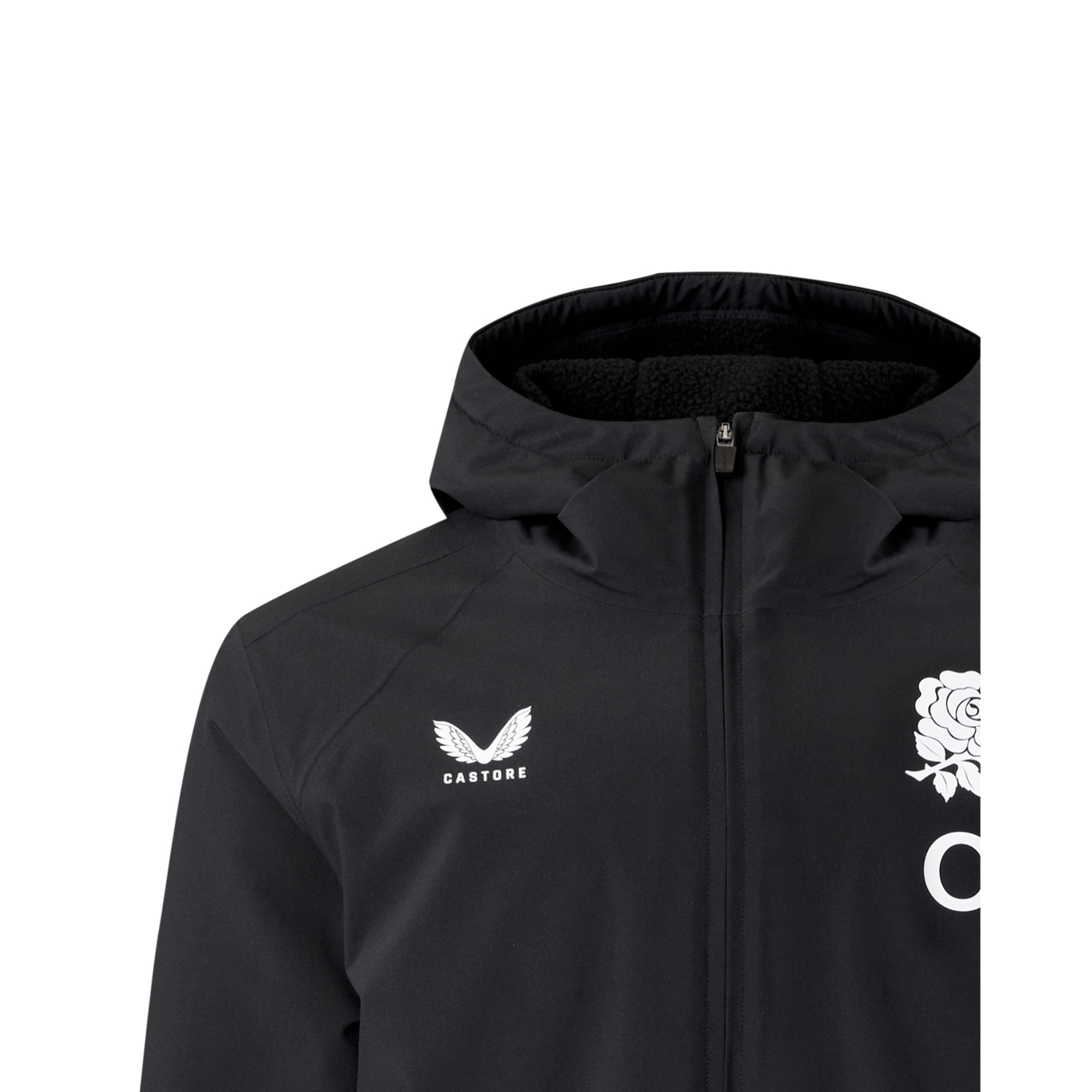 England Rugby Performance Thermal Robe - Black - Unisex, , rebel_hi-res