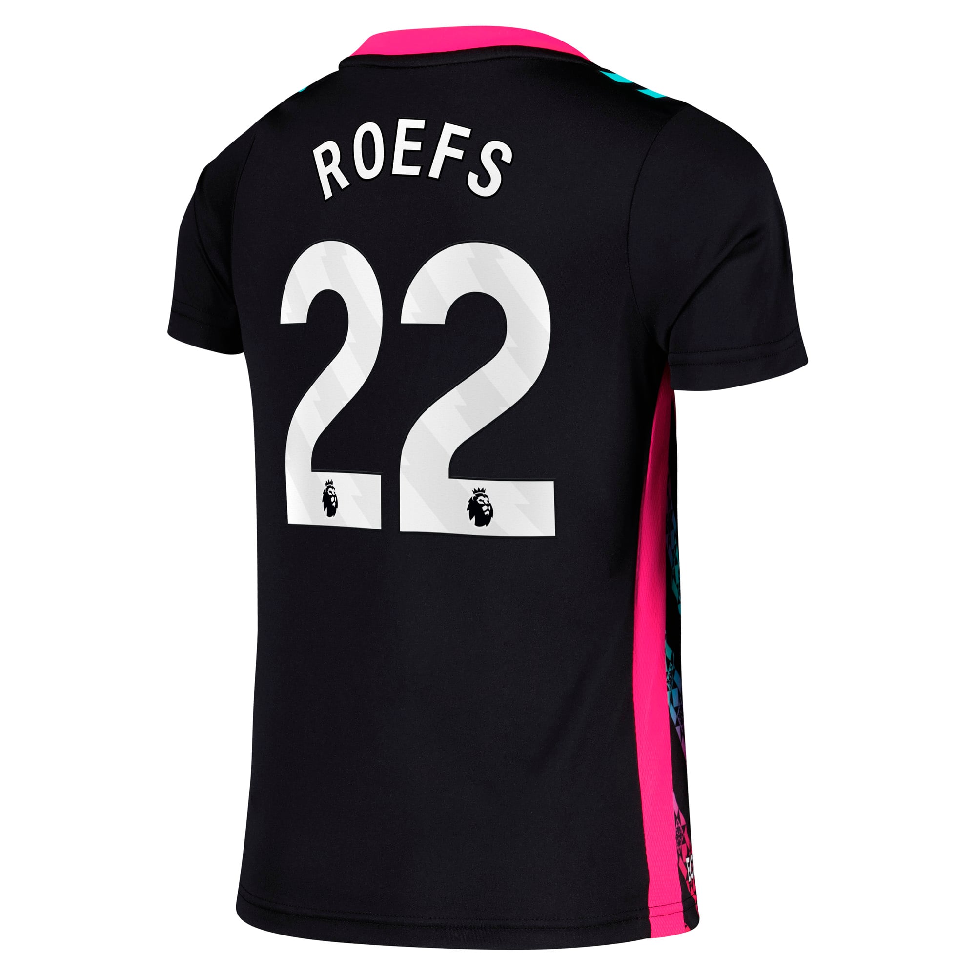 Sunderland Hummel Goalkeeper Shirt 2025-26 - Kids with Roefs 22 printing, , rebel_hi-res