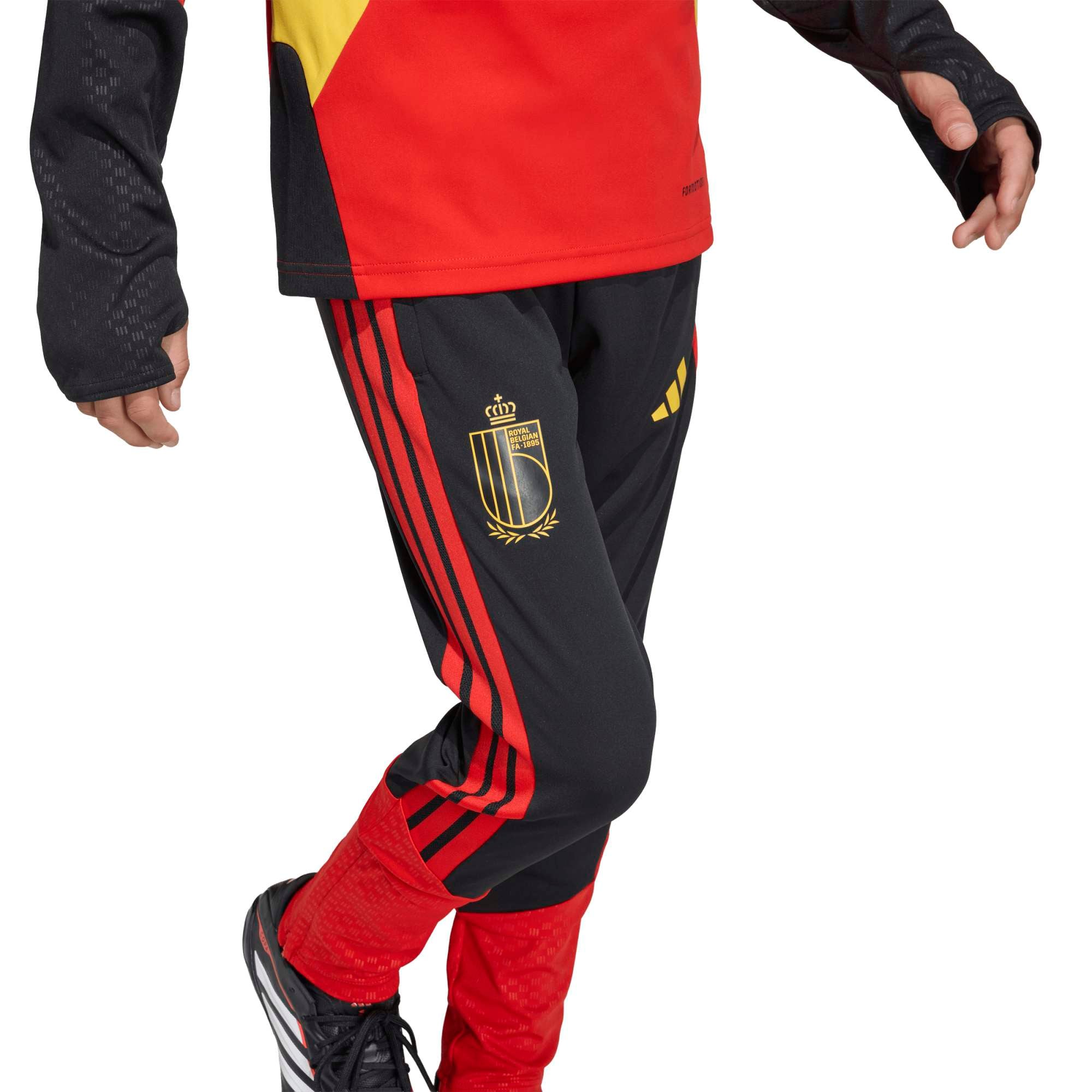 Belgium adidas Training Pants - Black - Kids, , rebel_hi-res