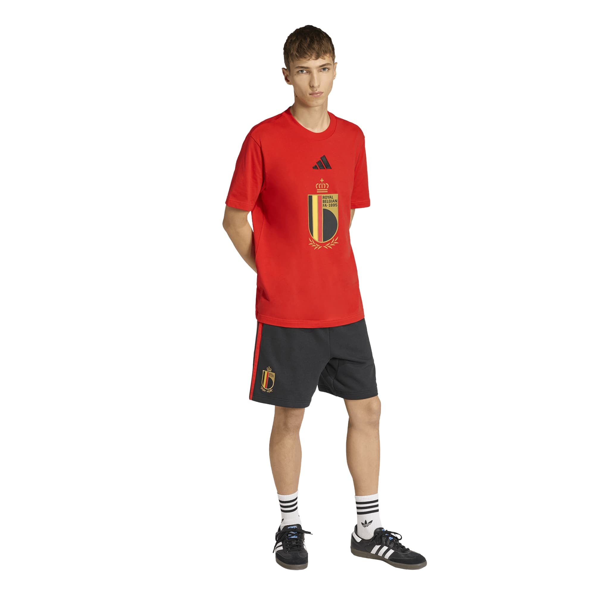Belgium adidas DNA Graphic T-Shirt - Red, , rebel_hi-res