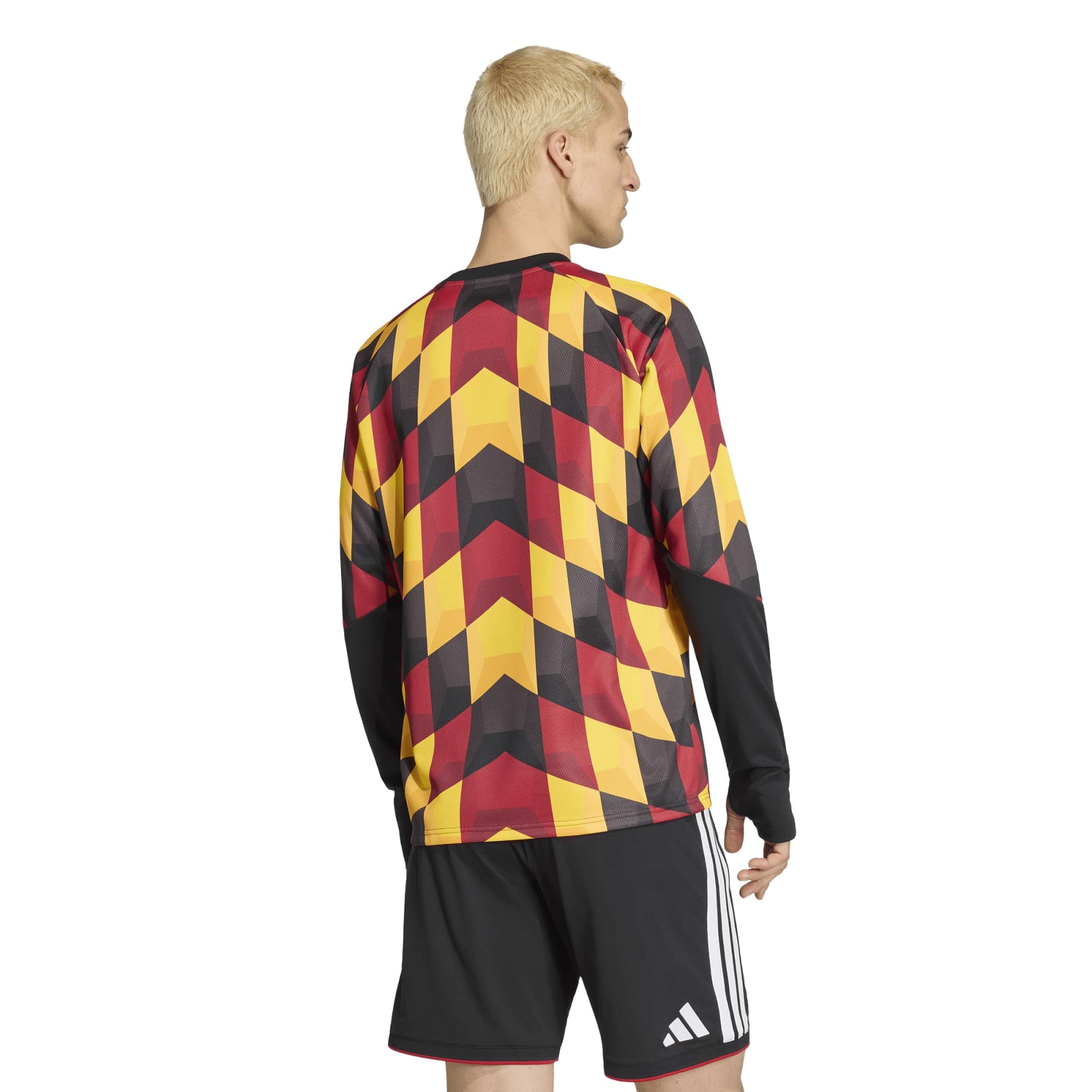 Germany DFB adidas Home Pre Match Warm Top - Black, , rebel_hi-res