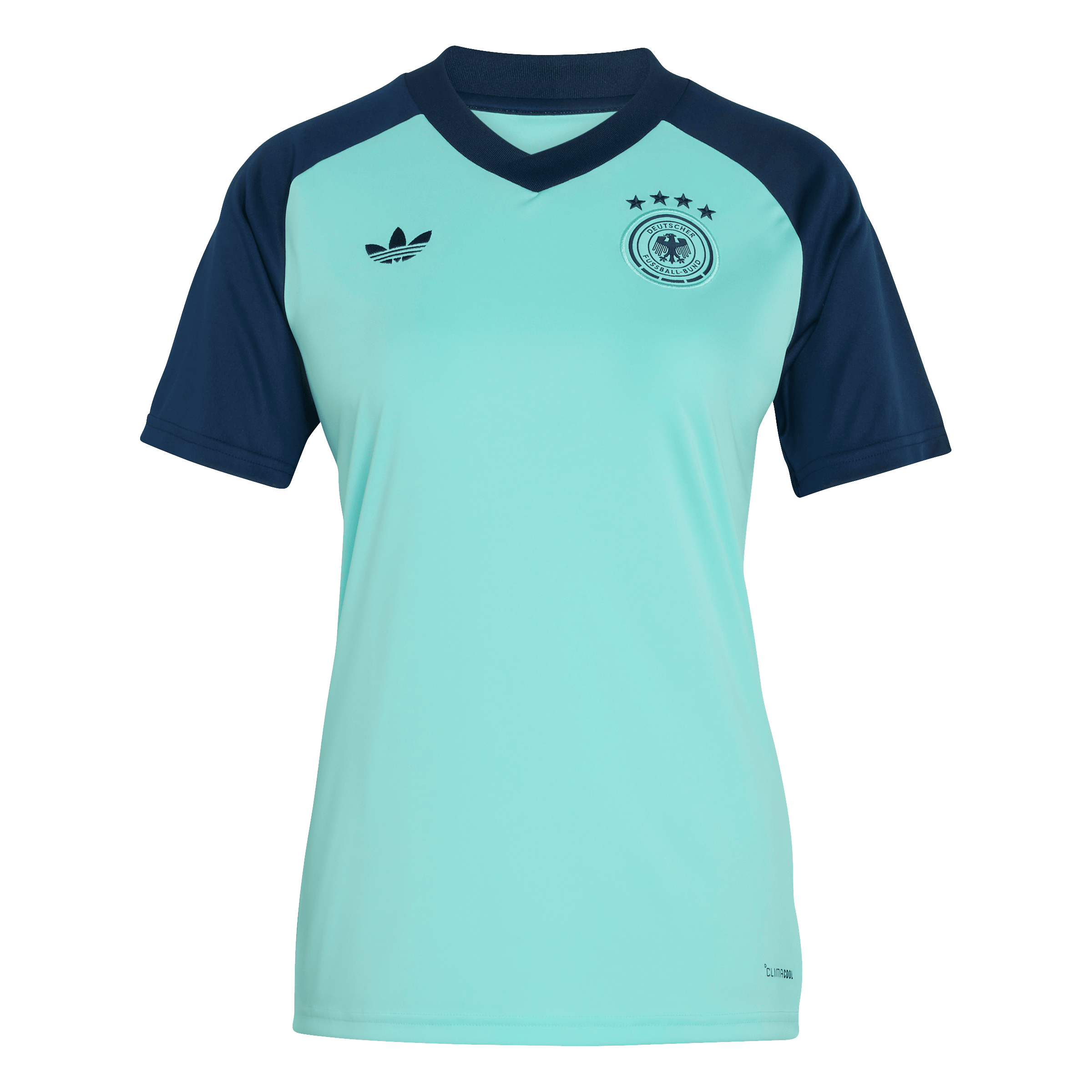 Germany National Team adidas Away Pre Match Top - Blue - Womens, , rebel_hi-res