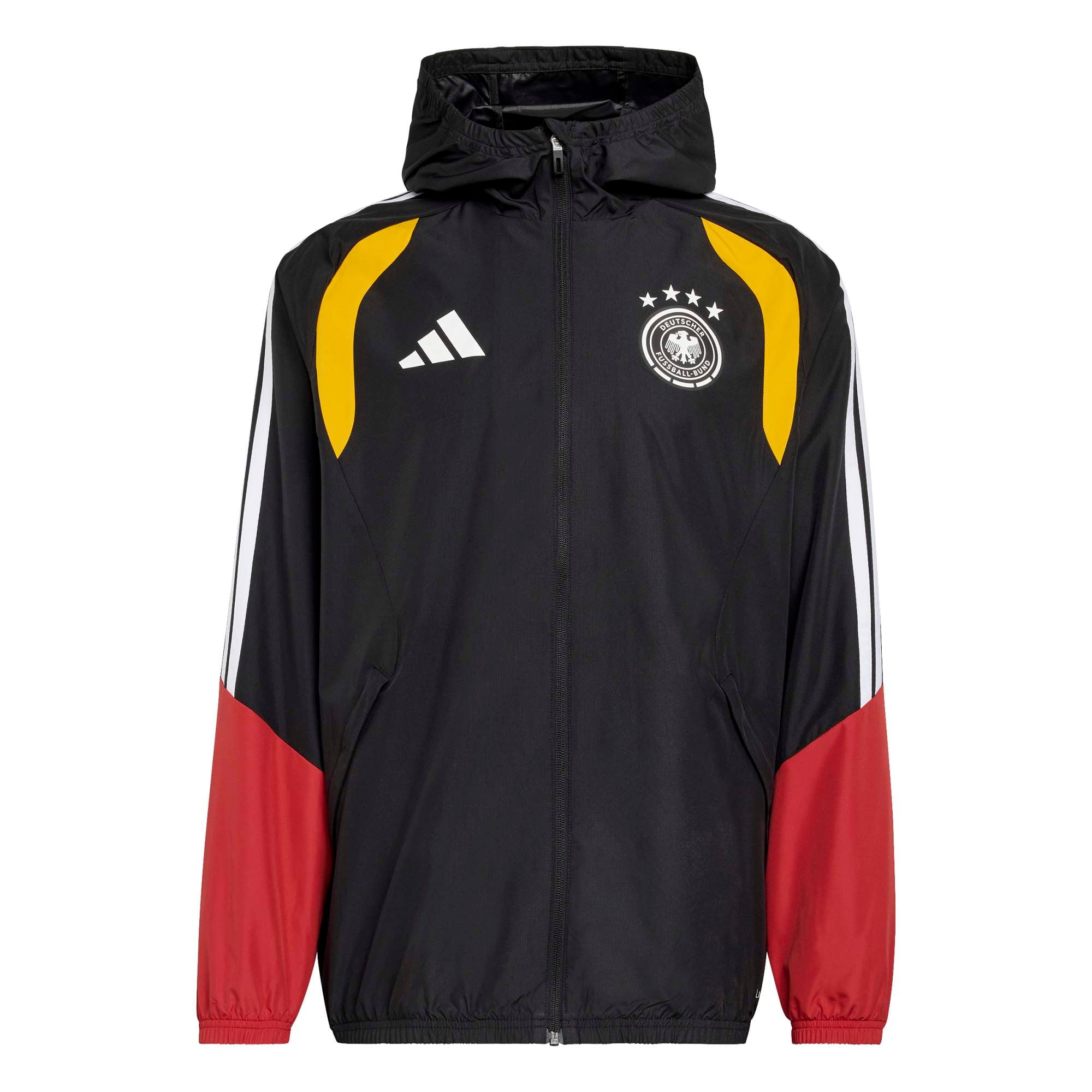 Germany National Team adidas Training All Weather Jacket - Black, , rebel_hi-res