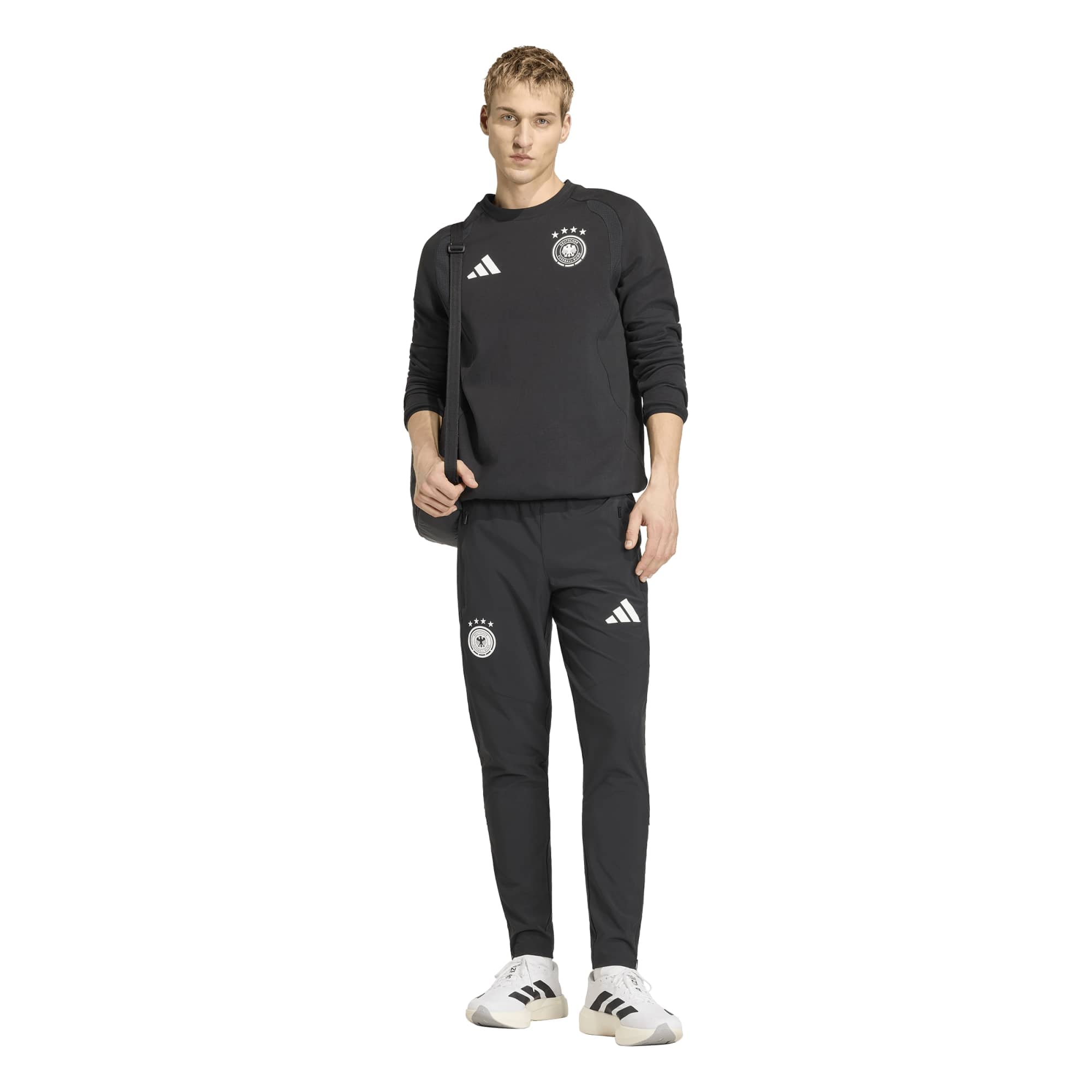 Germany National Team adidas Tiro Travel Pants - Black, , rebel_hi-res