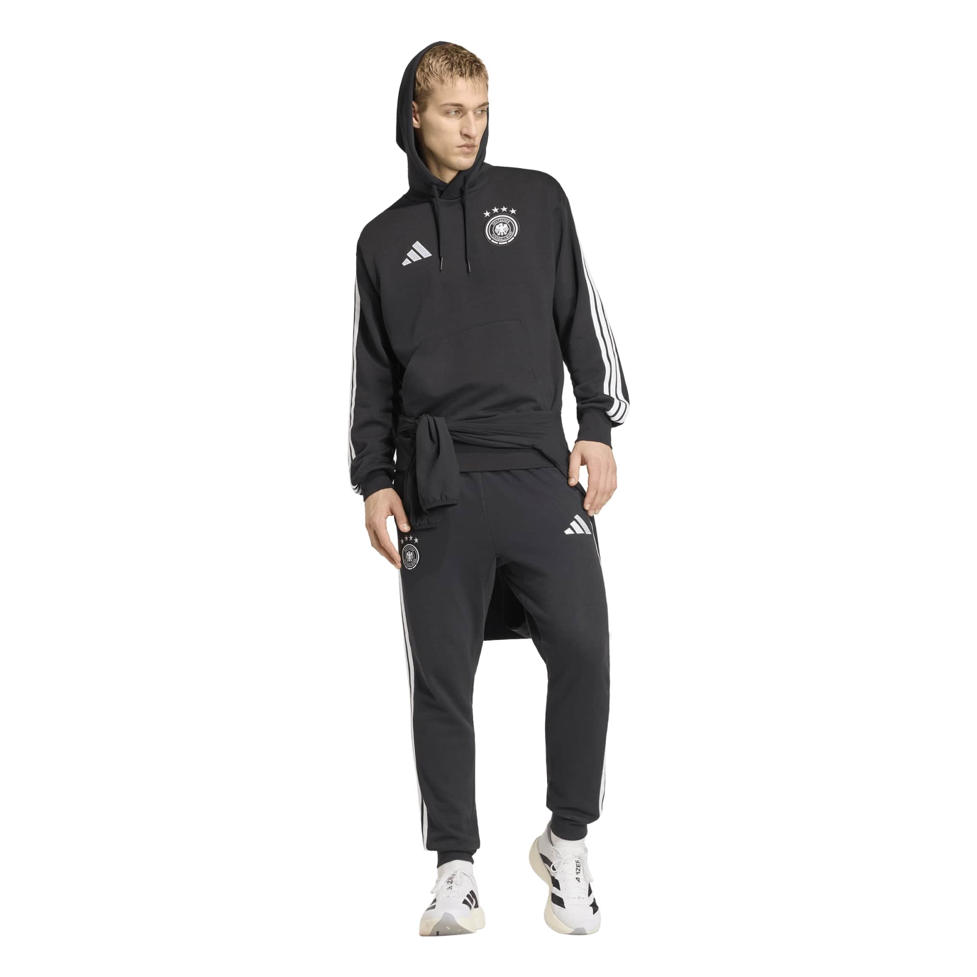 Germany National Team adidas DNA Fleece Hoodie - Black, , rebel_hi-res