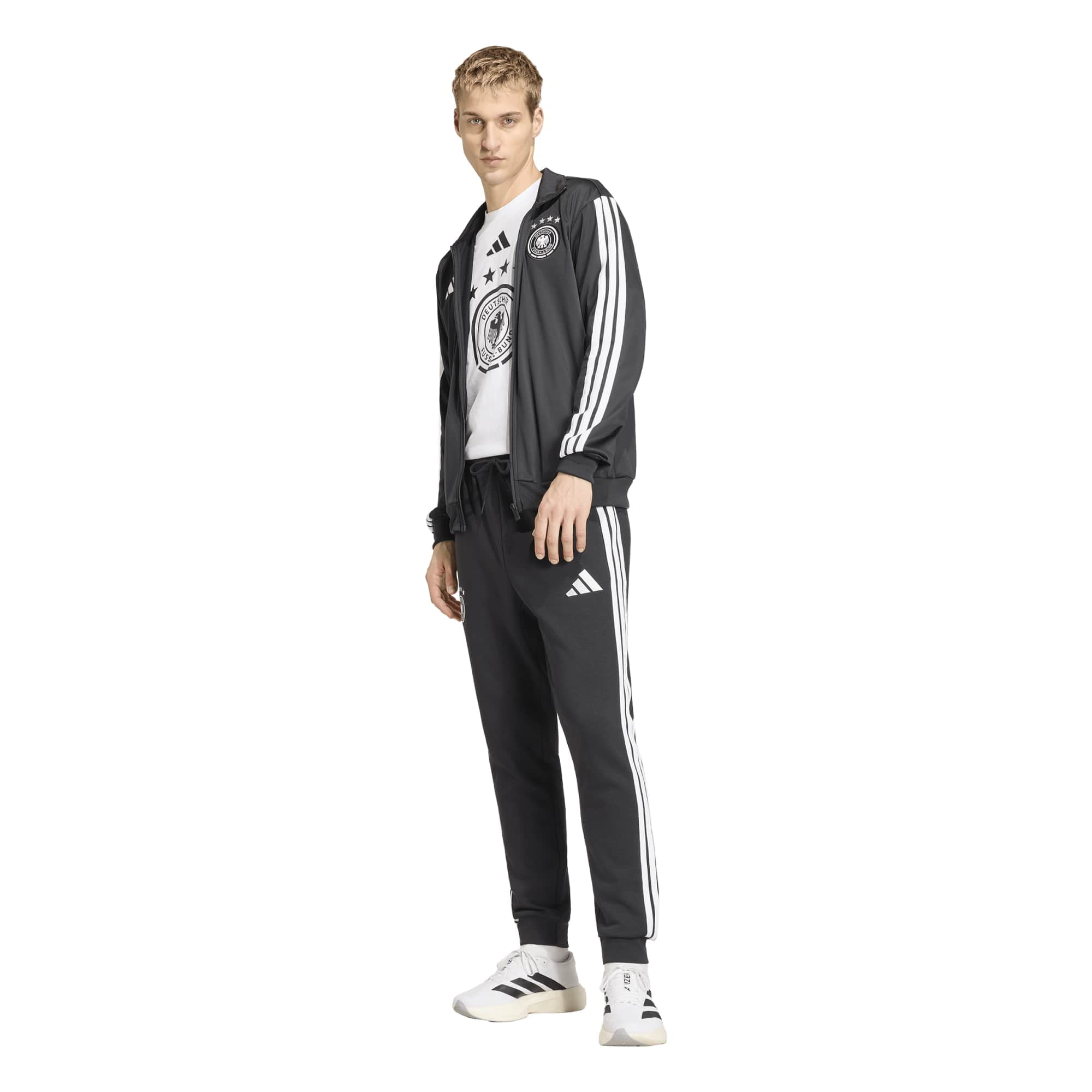 Germany National Team adidas DNA Fleece Pants - Black, , rebel_hi-res