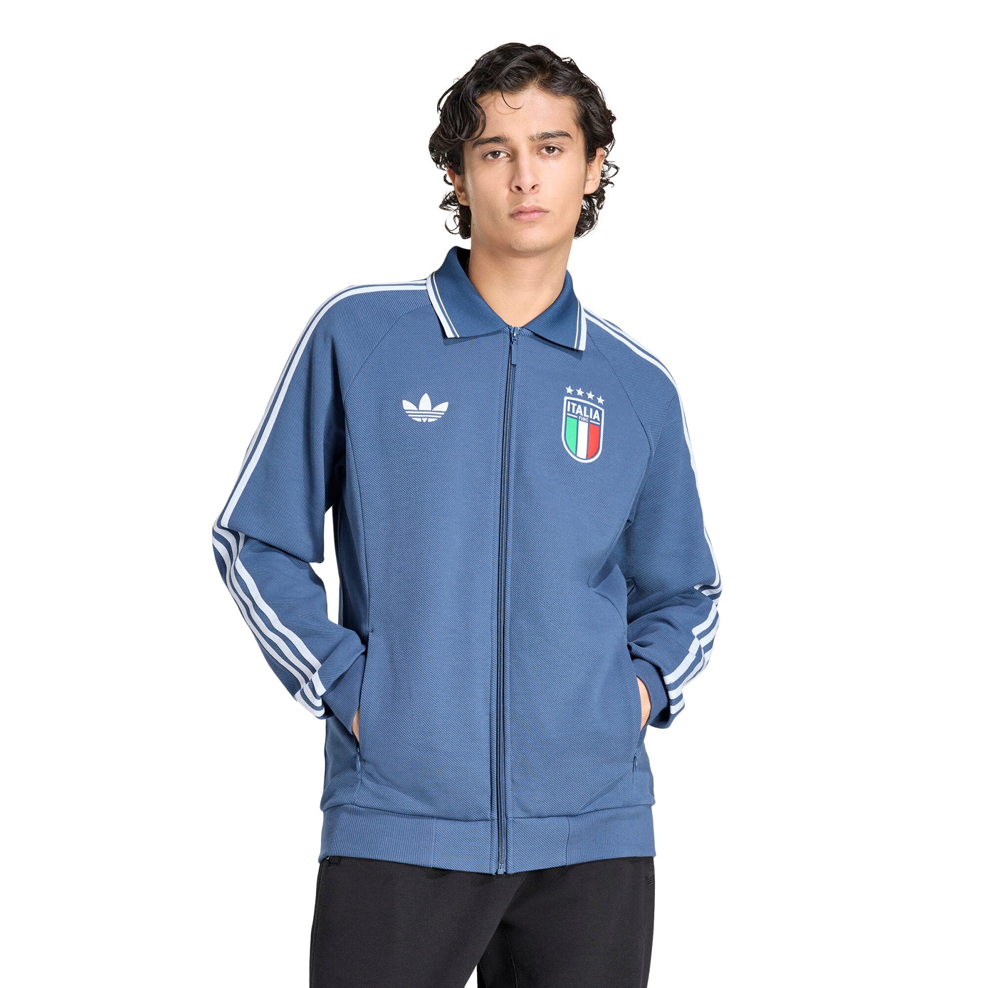 Italy adidas Originals Away Anthem Jacket - Dark Blue, , rebel_hi-res