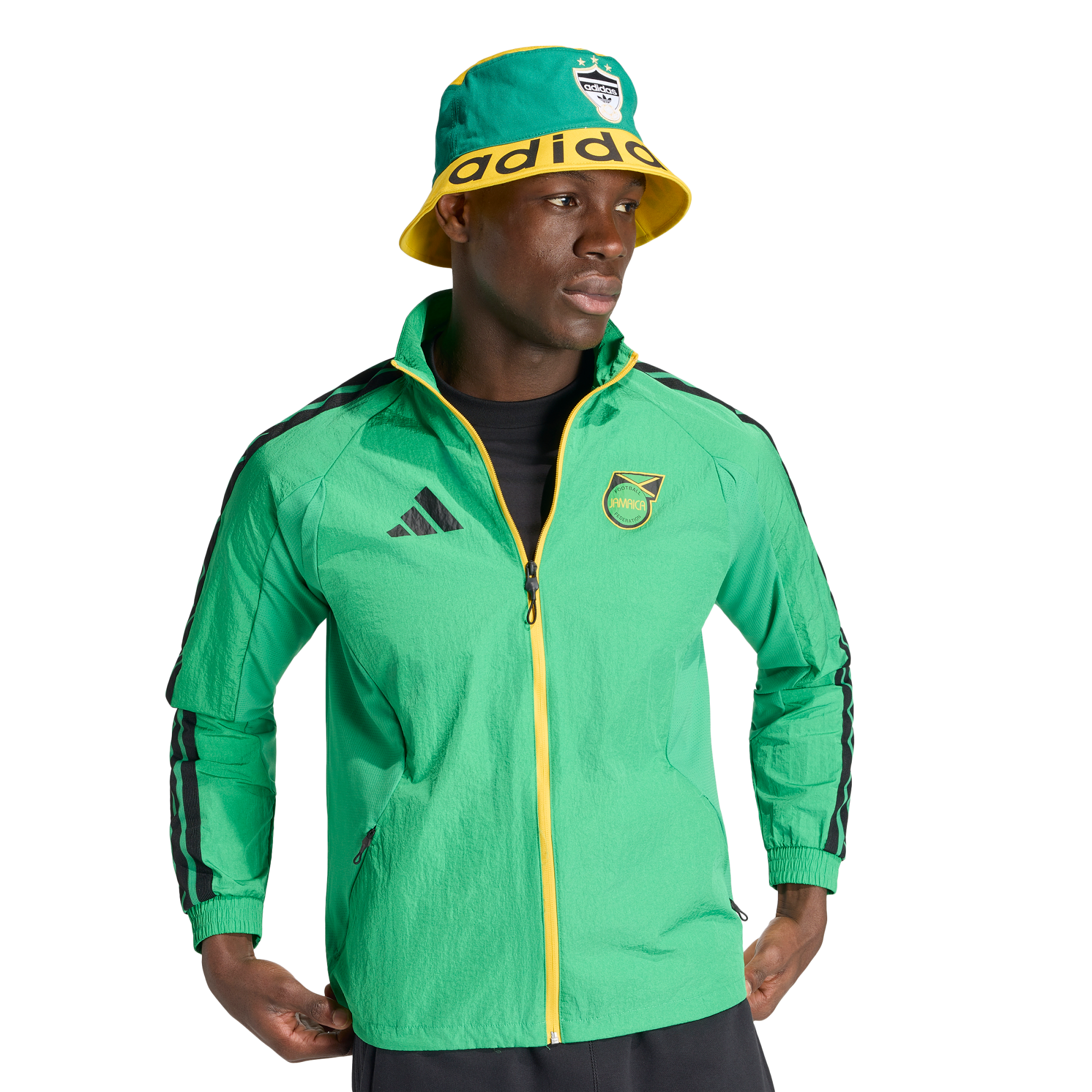 Jamaica adidas Home Anthem Jacket - Green, , rebel_hi-res