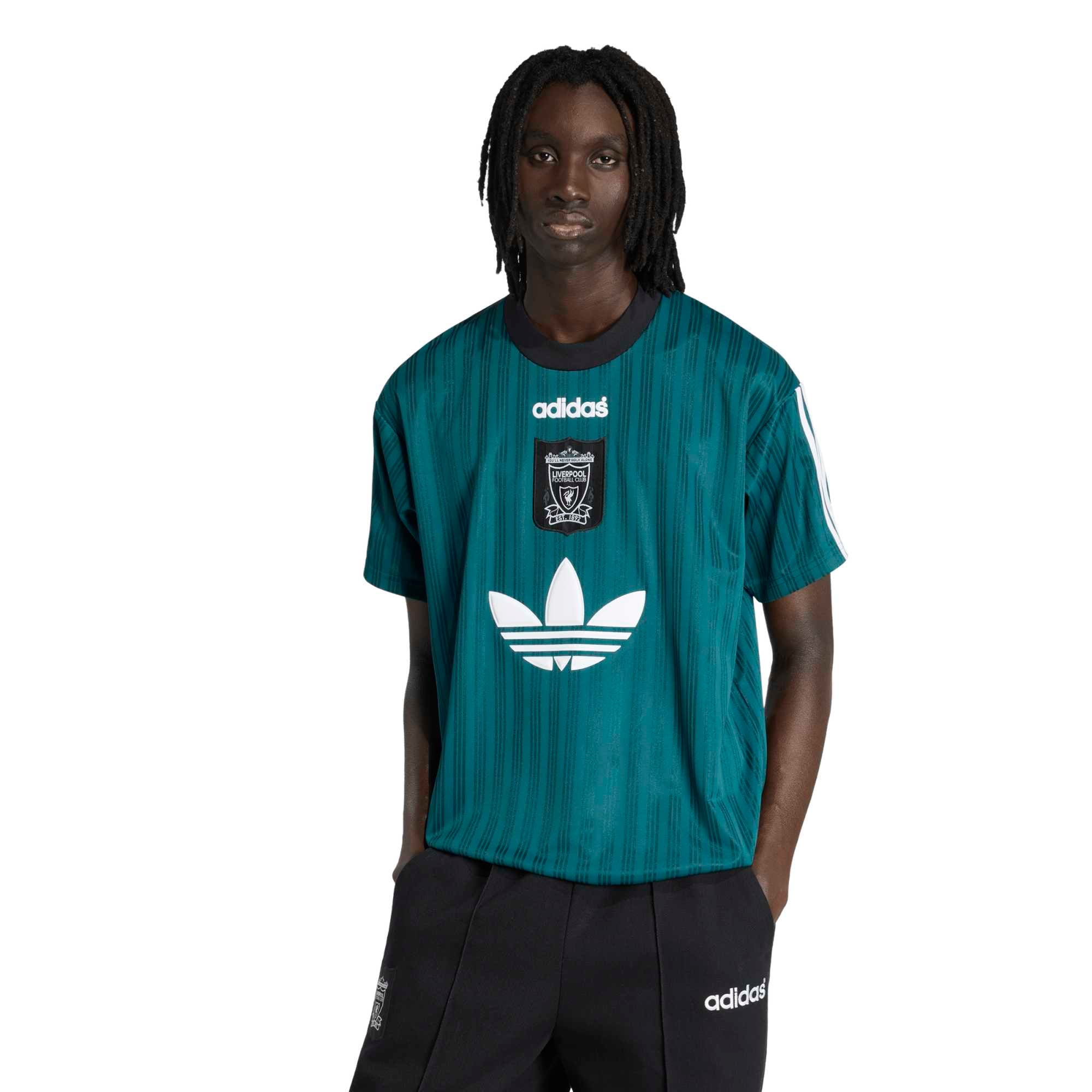 Liverpool adidas Originals 1995 Poly T-Shirt - Green, , rebel_hi-res