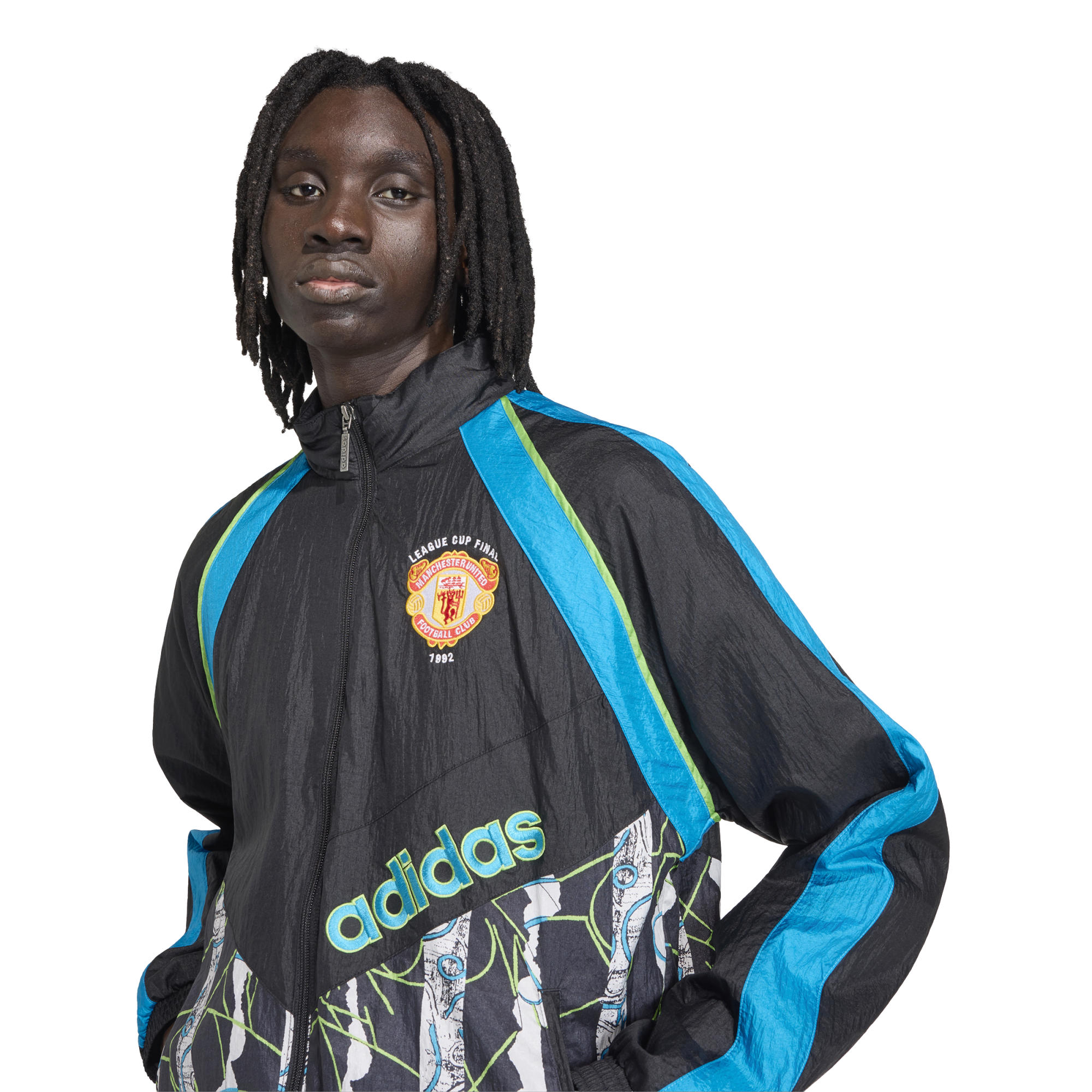 adidas Manchester United '90-'92 Woven Jacket, , rebel_hi-res