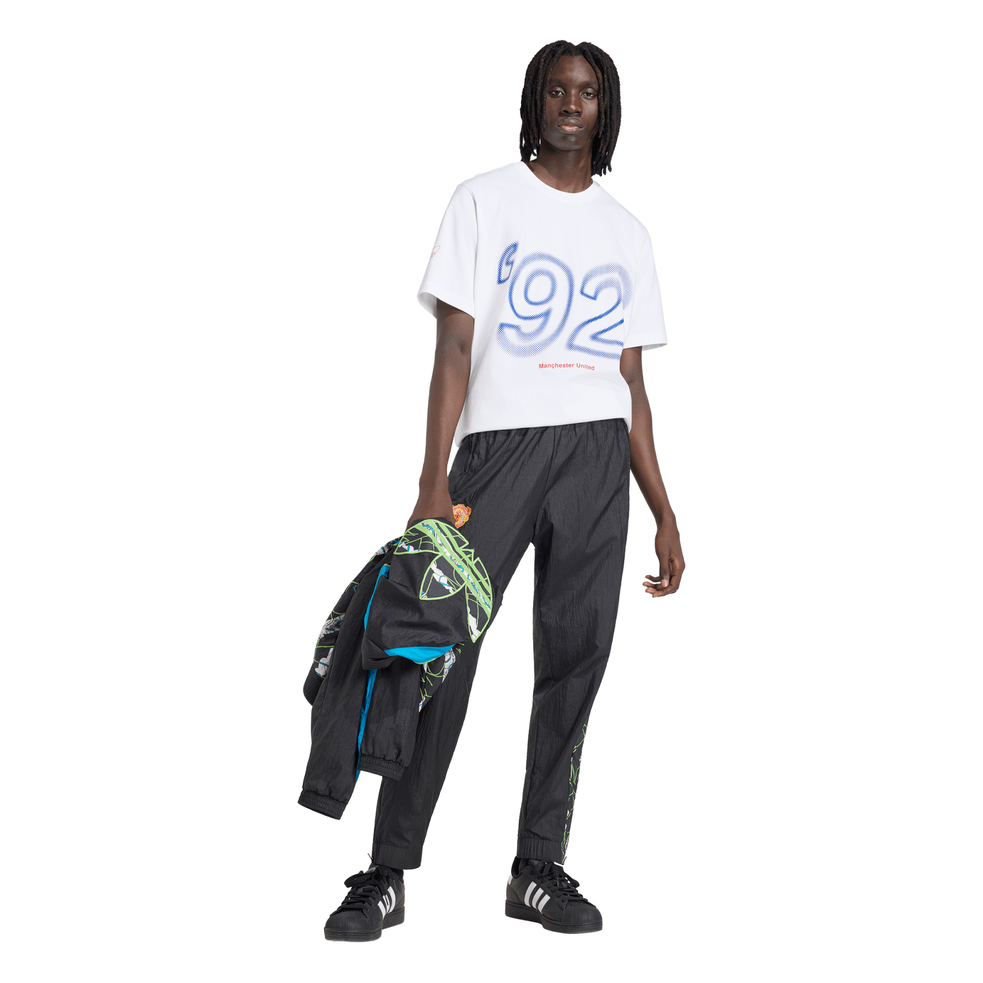 Manchester United adidas Originals 1990 Away T-Shirt - White, , rebel_hi-res