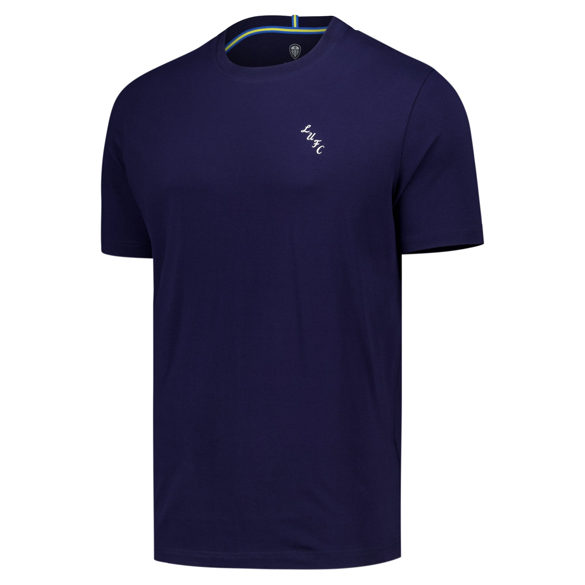 Leeds United Essentials T-Shirt - Maritime Blue - Mens, , rebel_hi-res