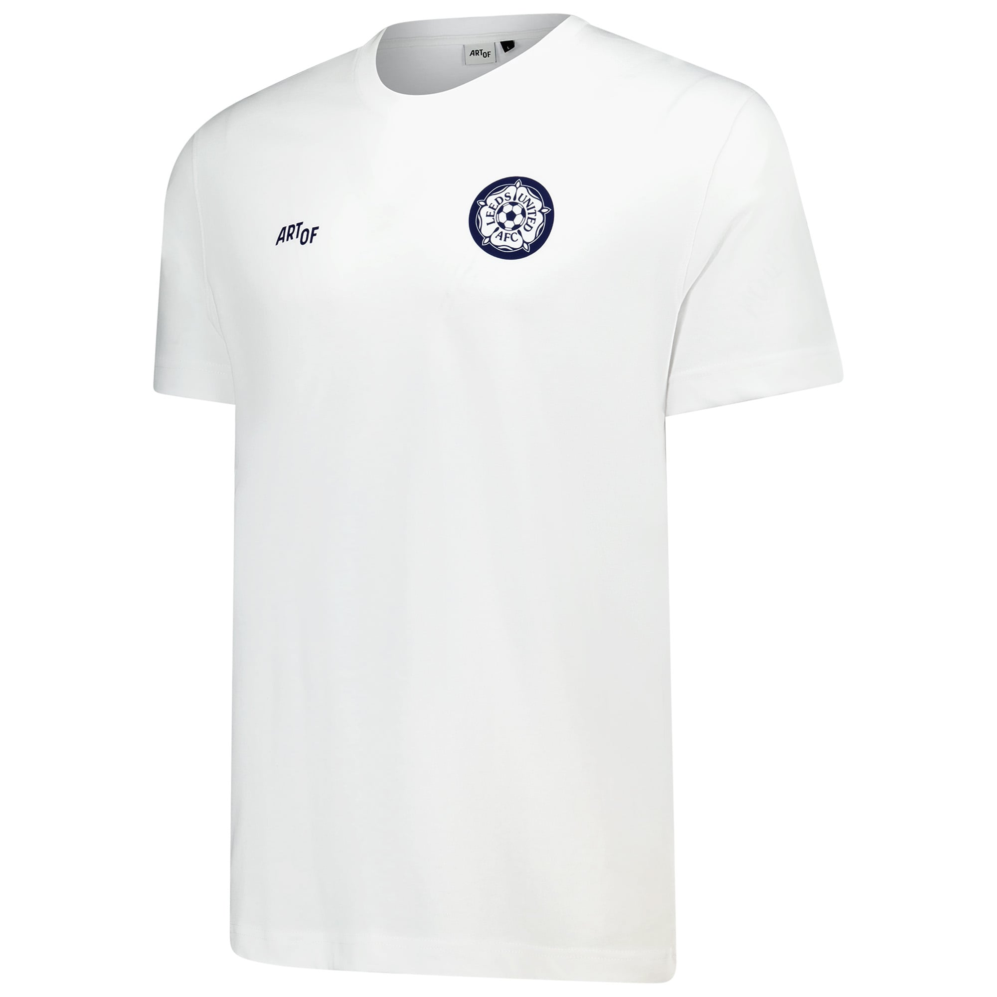 Leeds United x Art of Label Print T-Shirt - White - Unisex, , rebel_hi-res