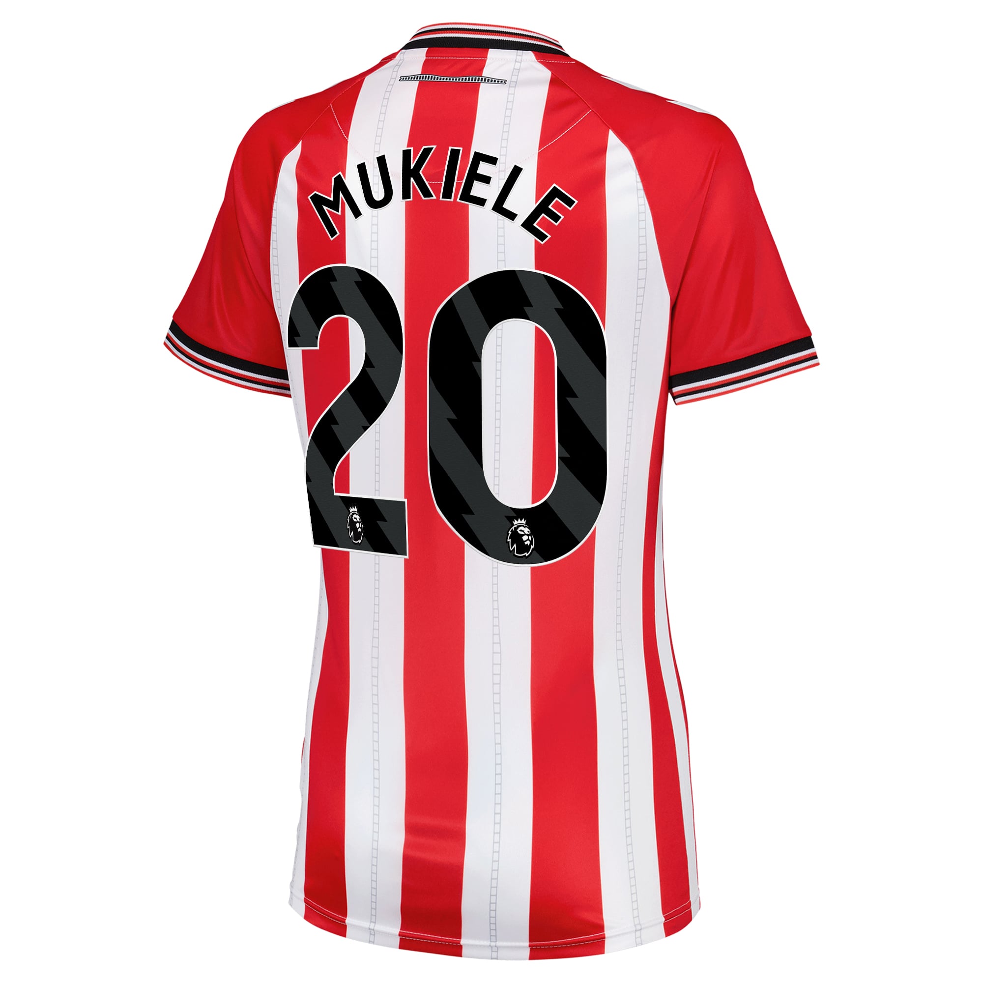 Sunderland Hummel Home Shirt 2025-26 - Womens with Mukiele 20 printing, , rebel_hi-res