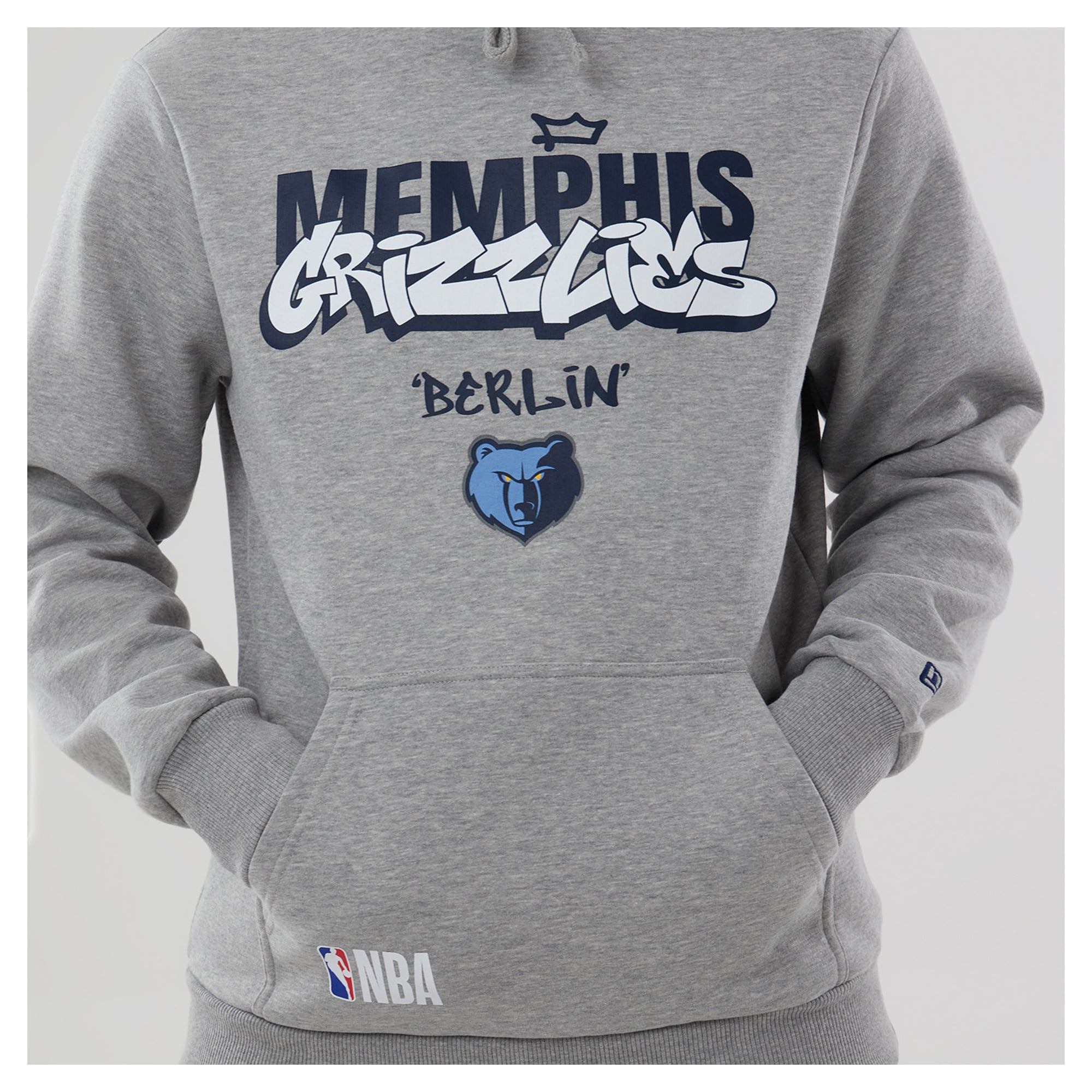 Memphis Grizzlies New Era NBA Berlin Game 2026 Hoodie, , rebel_hi-res