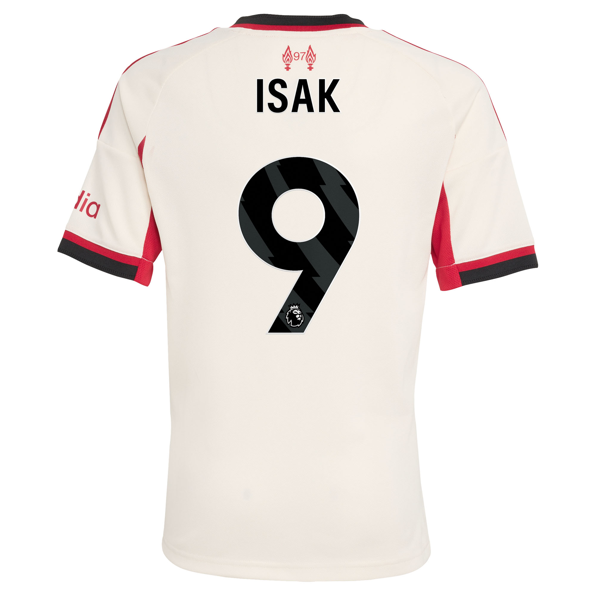 Liverpool adidas Away Shirt 2025-26 - Kids with Isak 9 printing, , rebel_hi-res