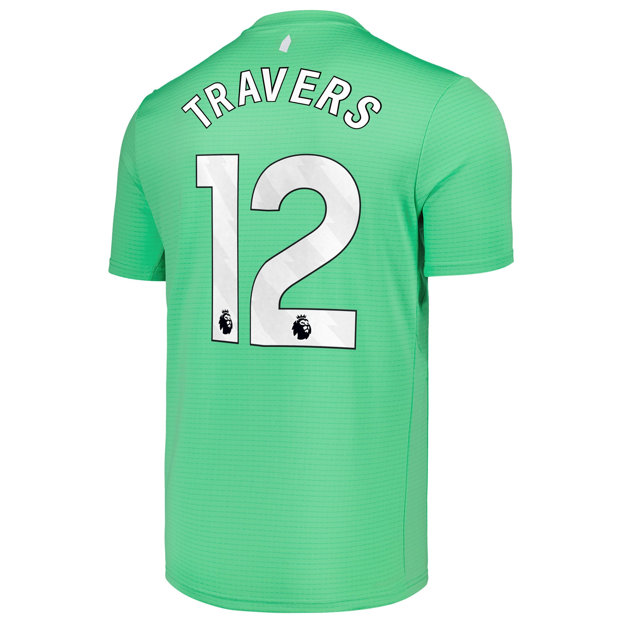 Everton Castore Home Goalkeeper Shirt 2025-26 with Travers 12  printing, , rebel_hi-res