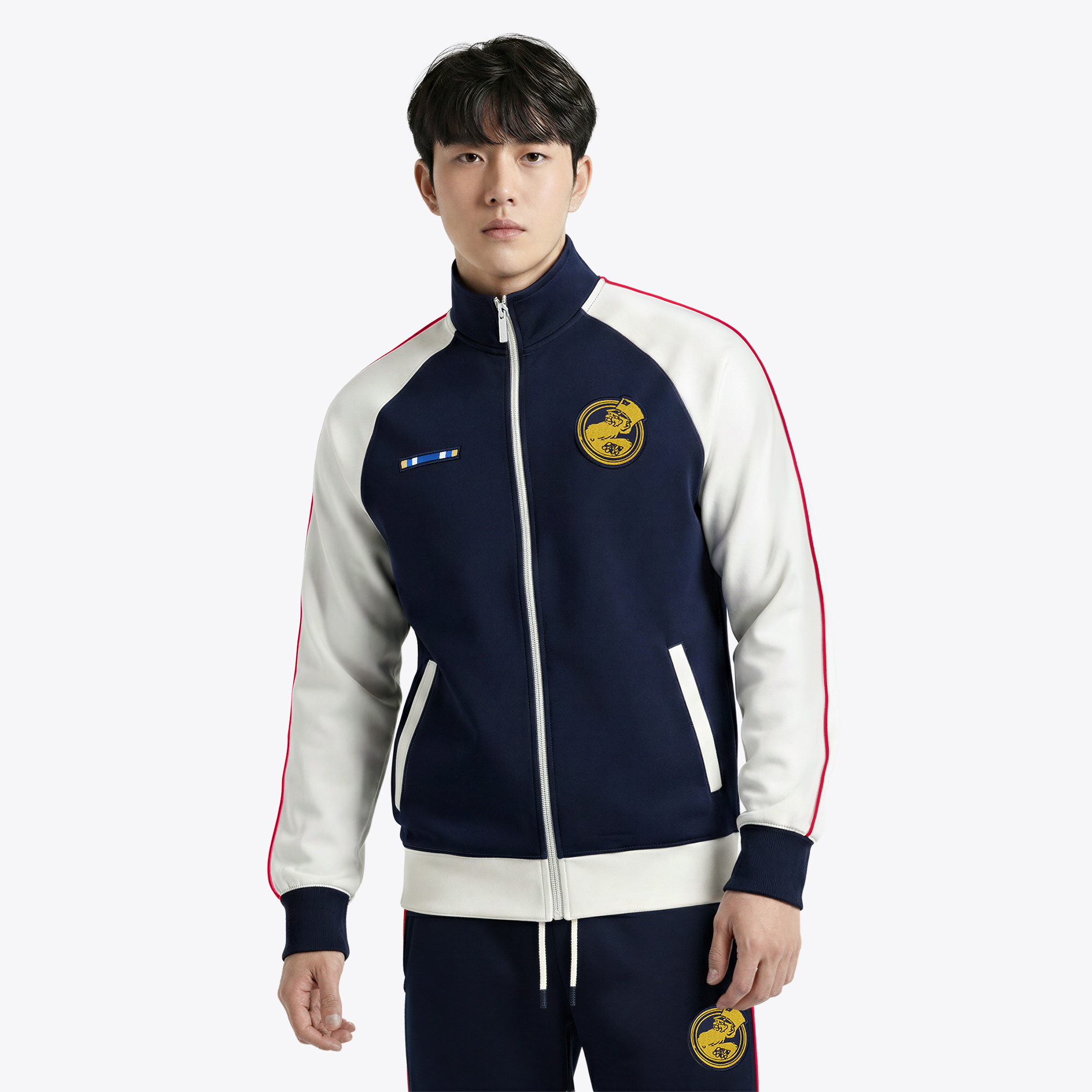 Chelsea Pensioners Panel Track Jacket - Navy, , rebel_hi-res