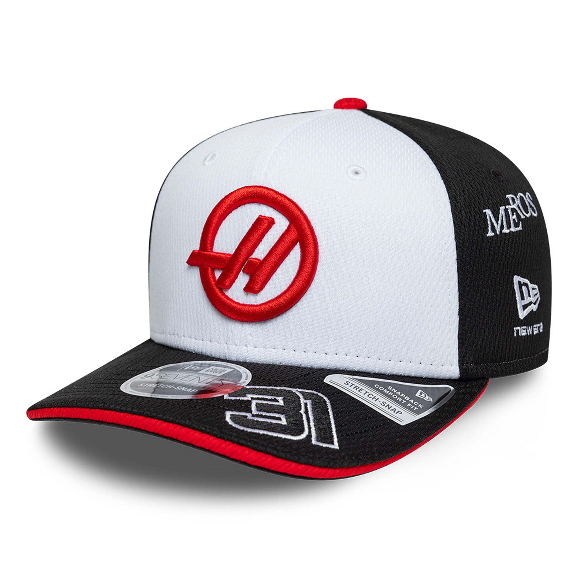 Haas New Era Esteban Ocon 9SEVENTY Team Cap - Black, , rebel_hi-res