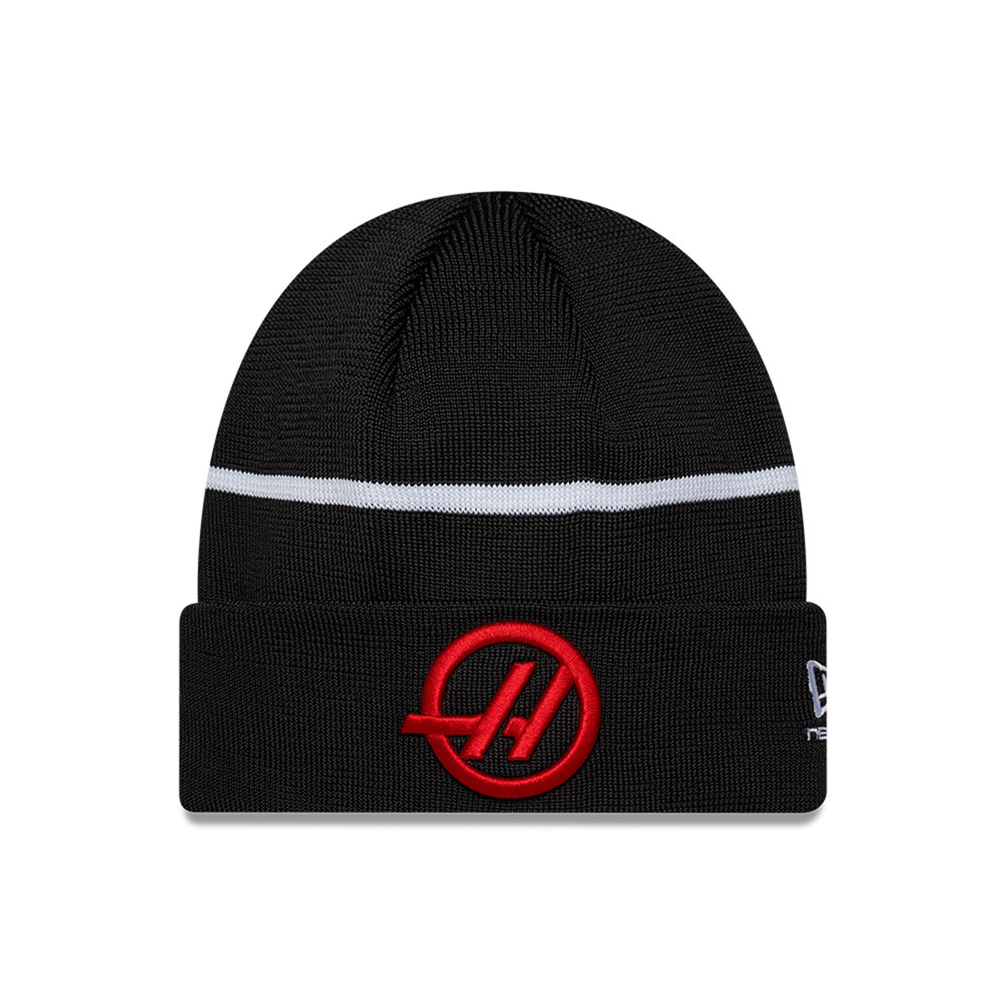 Haas F1 New Era Team Camo Cuff Beanie - Black, , rebel_hi-res