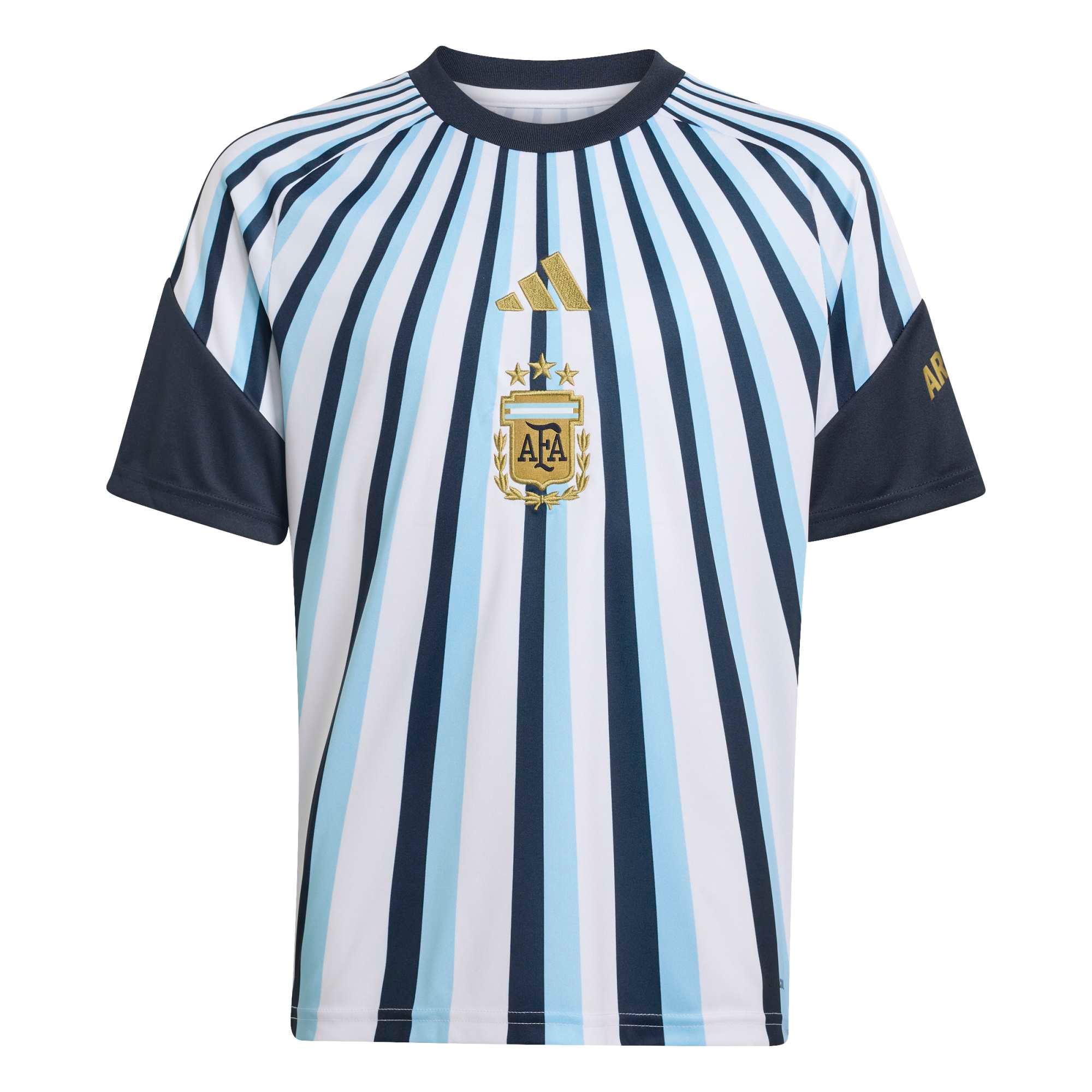 Argentina adidas Home Pre Match Top - White - Kids, , rebel_hi-res