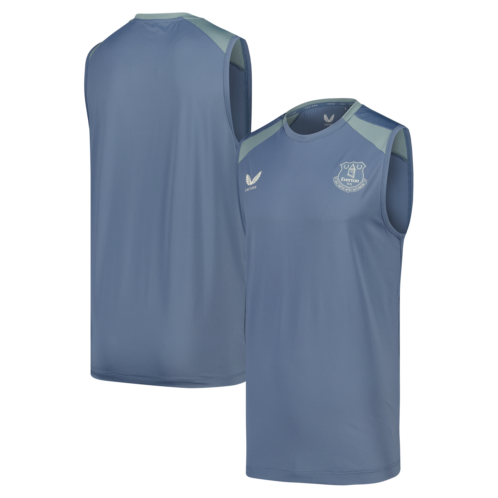 Everton Castore Players Training Vest - Blue, , rebel_hi-res