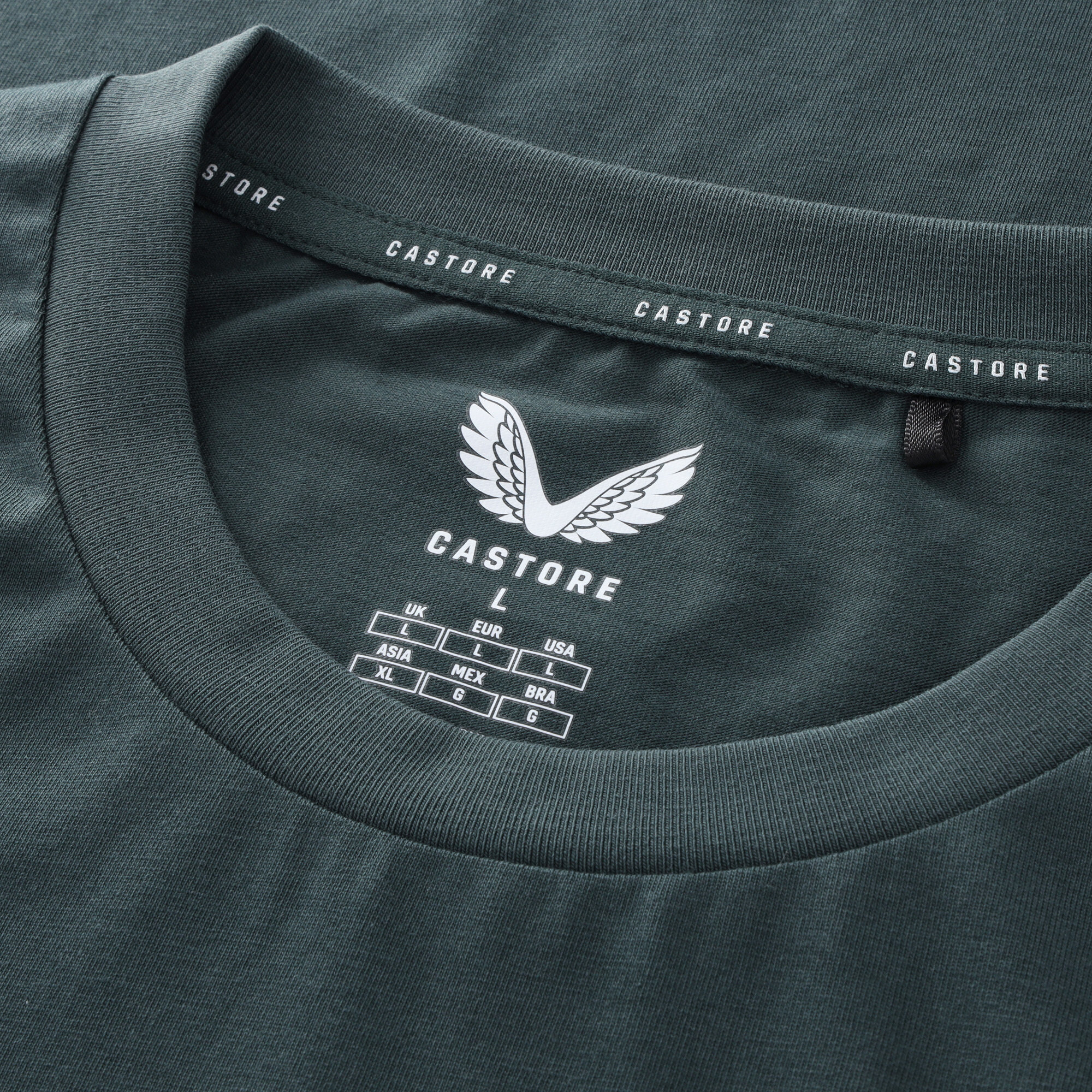 Everton Castore Players Off Pitch T-Shirt - Dark Green, , rebel_hi-res