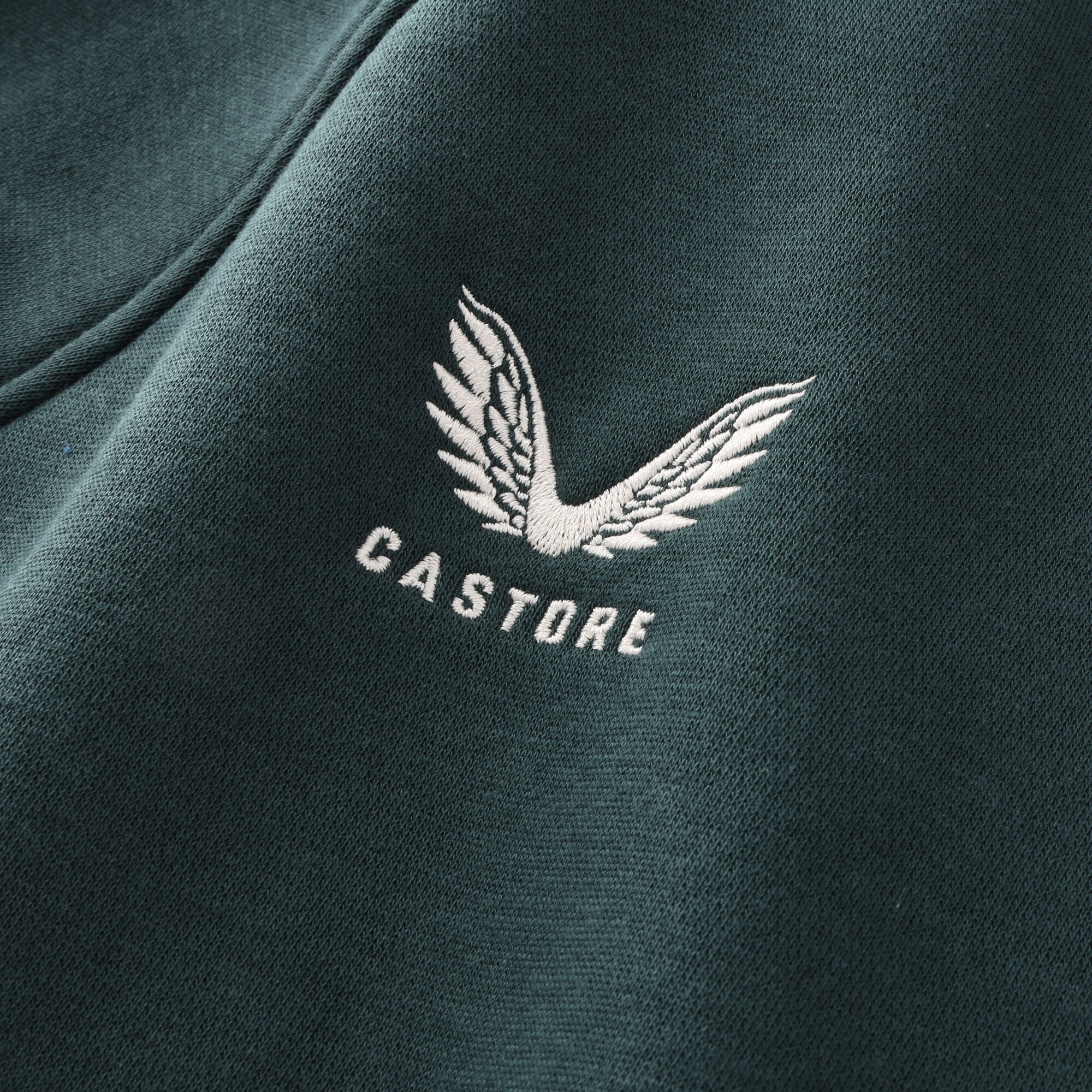 Everton Castore Players Off Pitch Hoodie - Dark Green, , rebel_hi-res