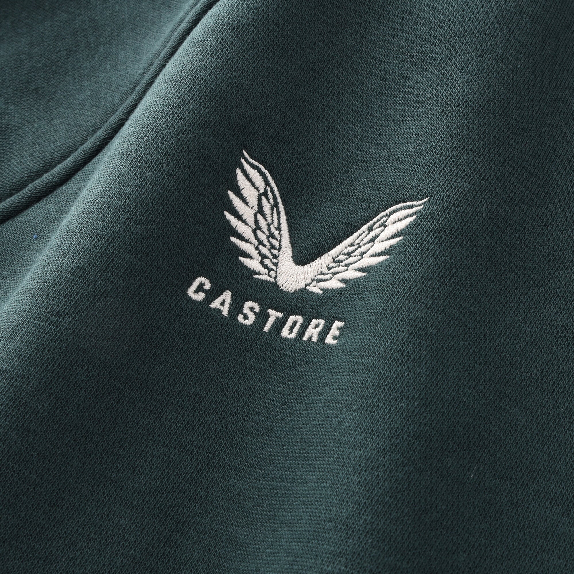 Everton Castore Players Off Pitch Hoodie - Dark Green - Womens, , rebel_hi-res
