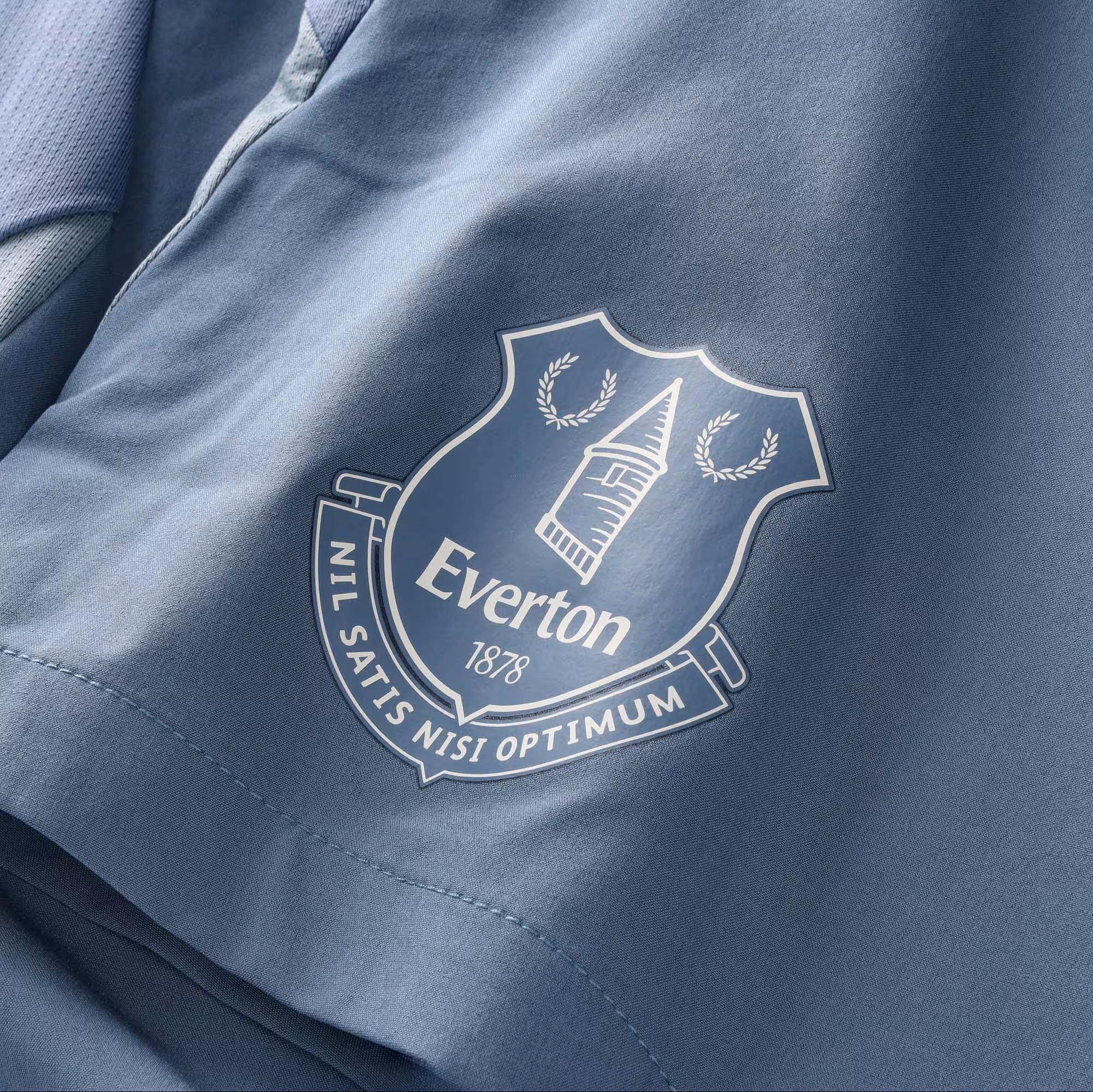 Everton Castore Players Training Zipped Shorts - Blue - Kids, , rebel_hi-res