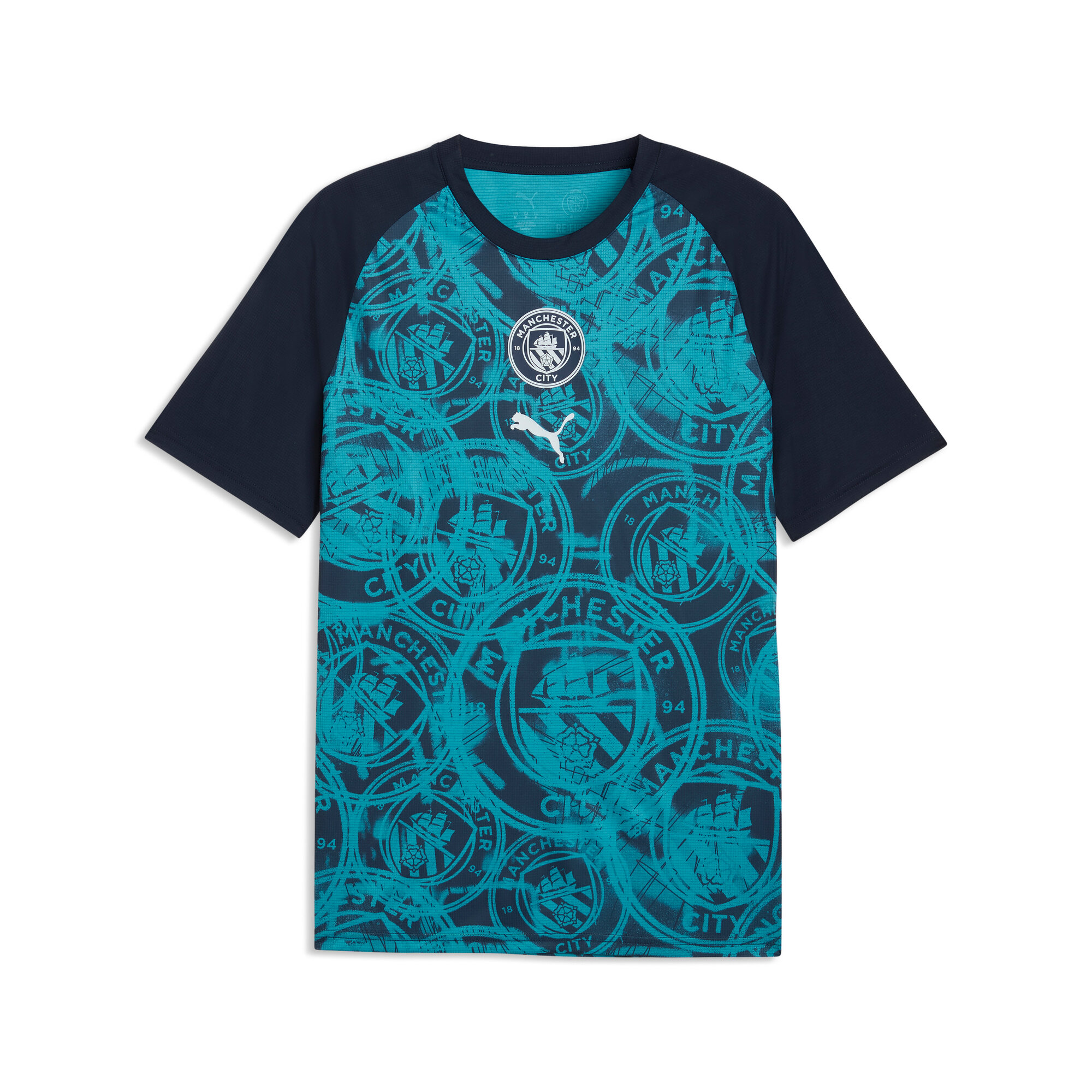 Manchester City PUMA Warm Up Jersey - Navy, , rebel_hi-res
