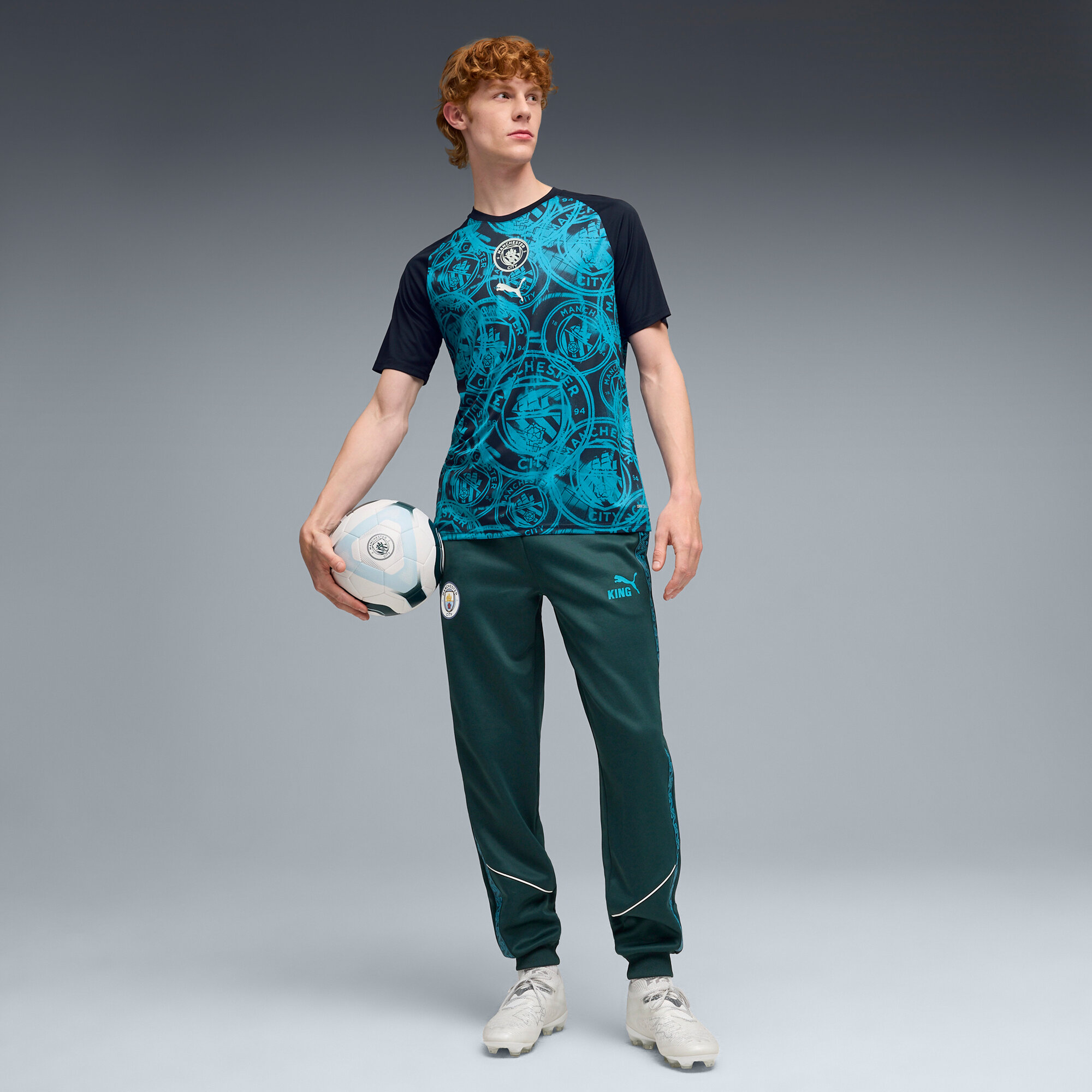 Manchester City PUMA Warm Up Jersey - Navy, , rebel_hi-res