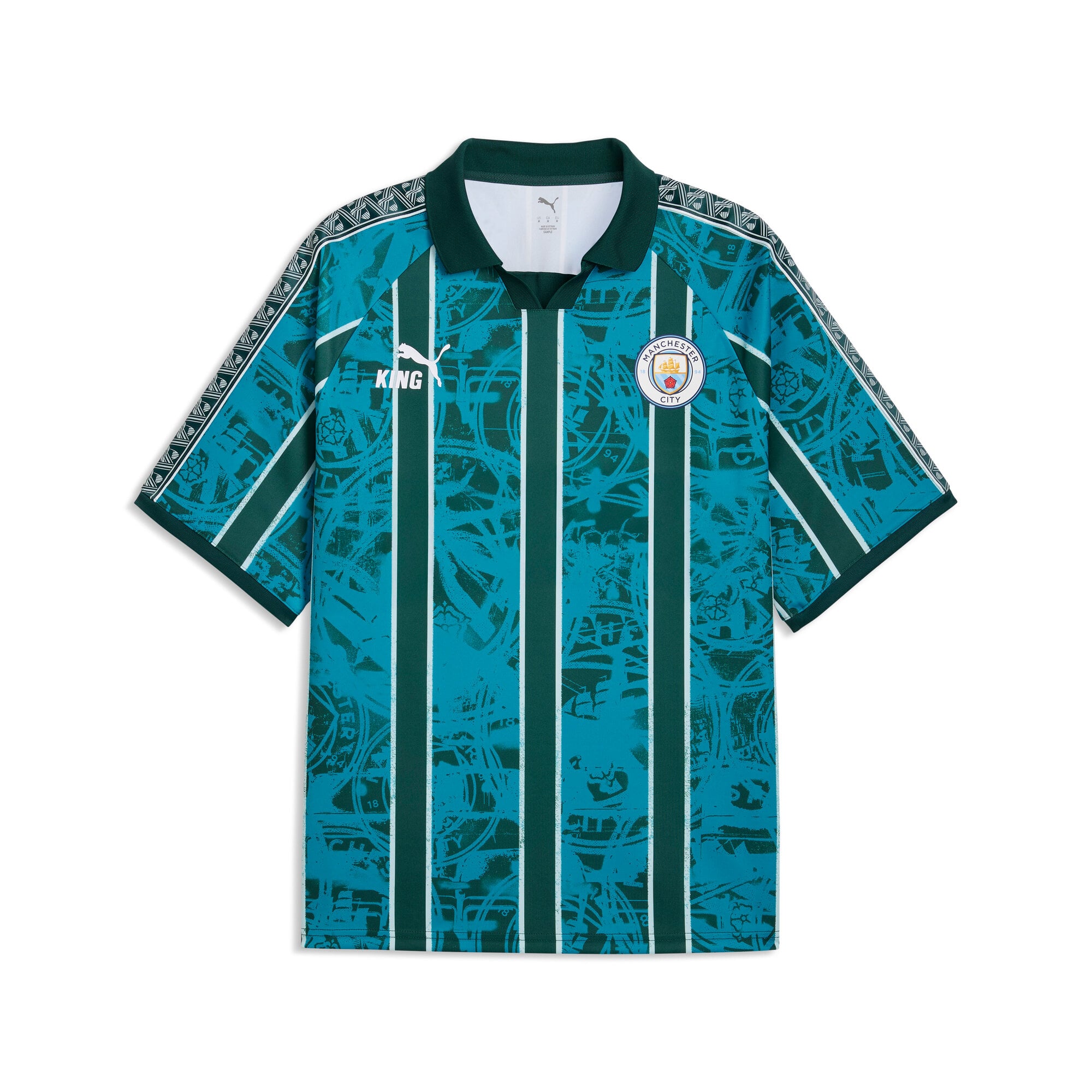 Manchester City PUMA KING Retro Shirt - Blue, , rebel_hi-res