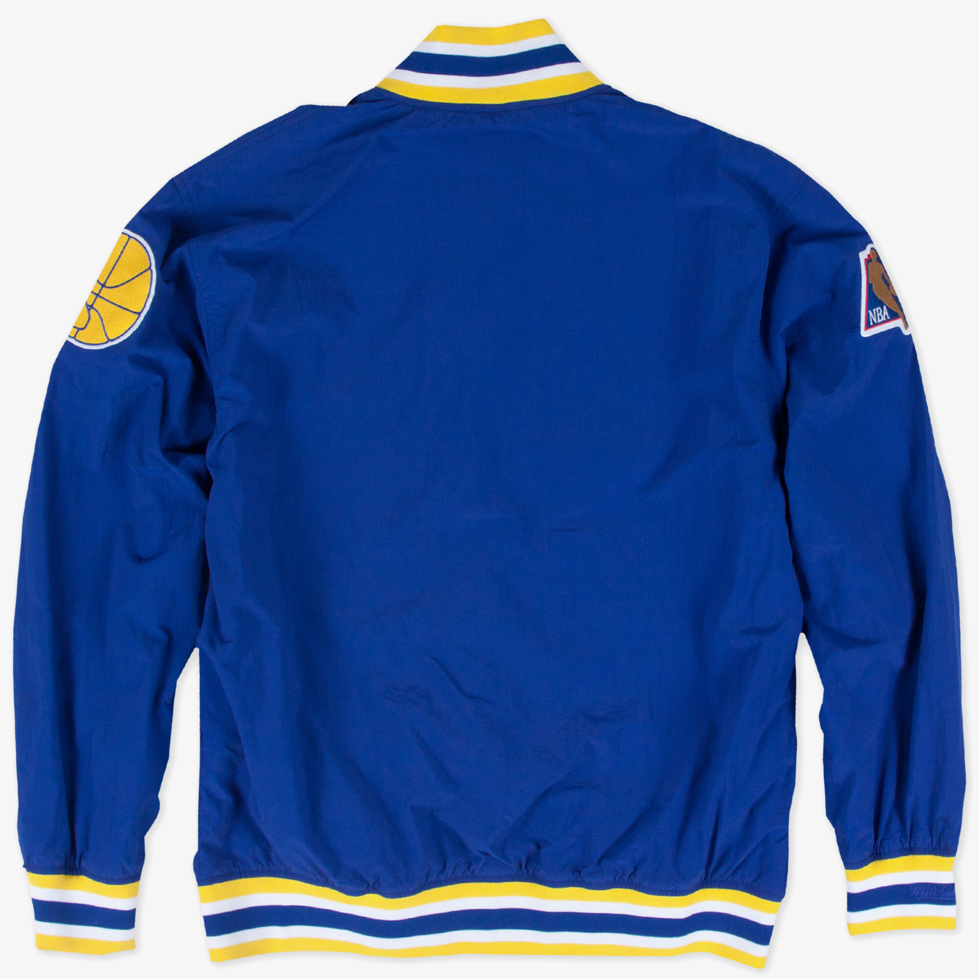 Golden State Warriors Mitchell & Ness Authentic Warm Up Jacket - Mens, , rebel_hi-res