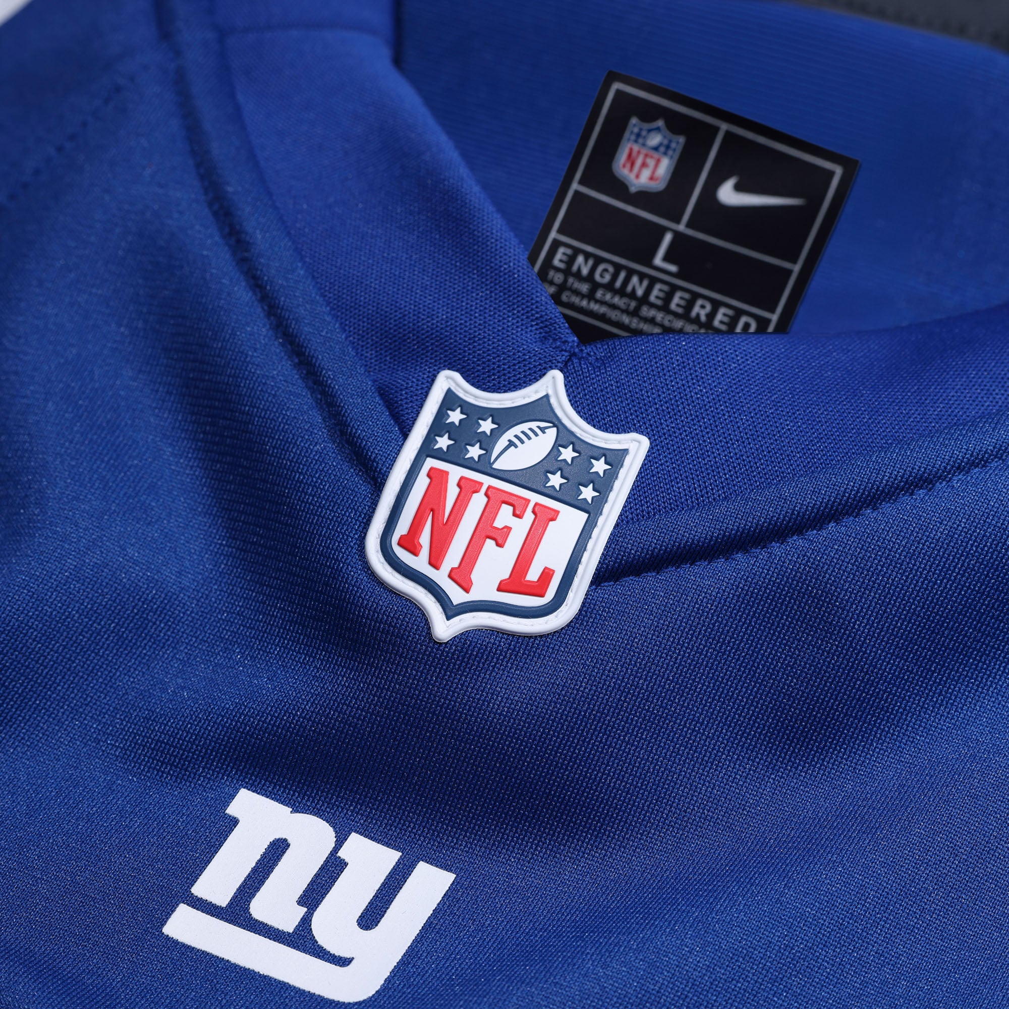 New York Giants Nike Game Home Jersey - Royal Blue - Jaxson Dart - Mens, , rebel_hi-res