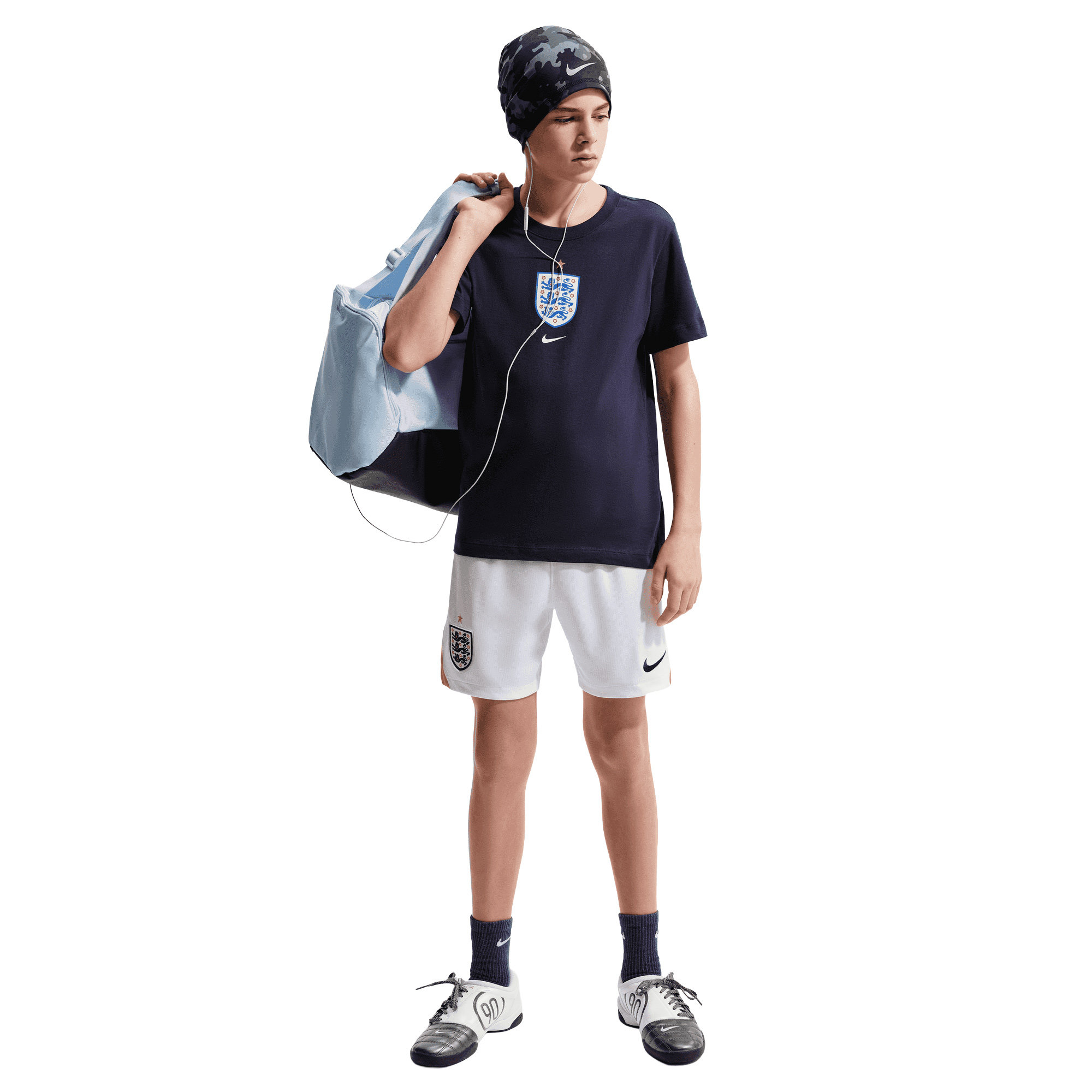 England Nike Home Stadium Shorts 2026 - Kids, , rebel_hi-res