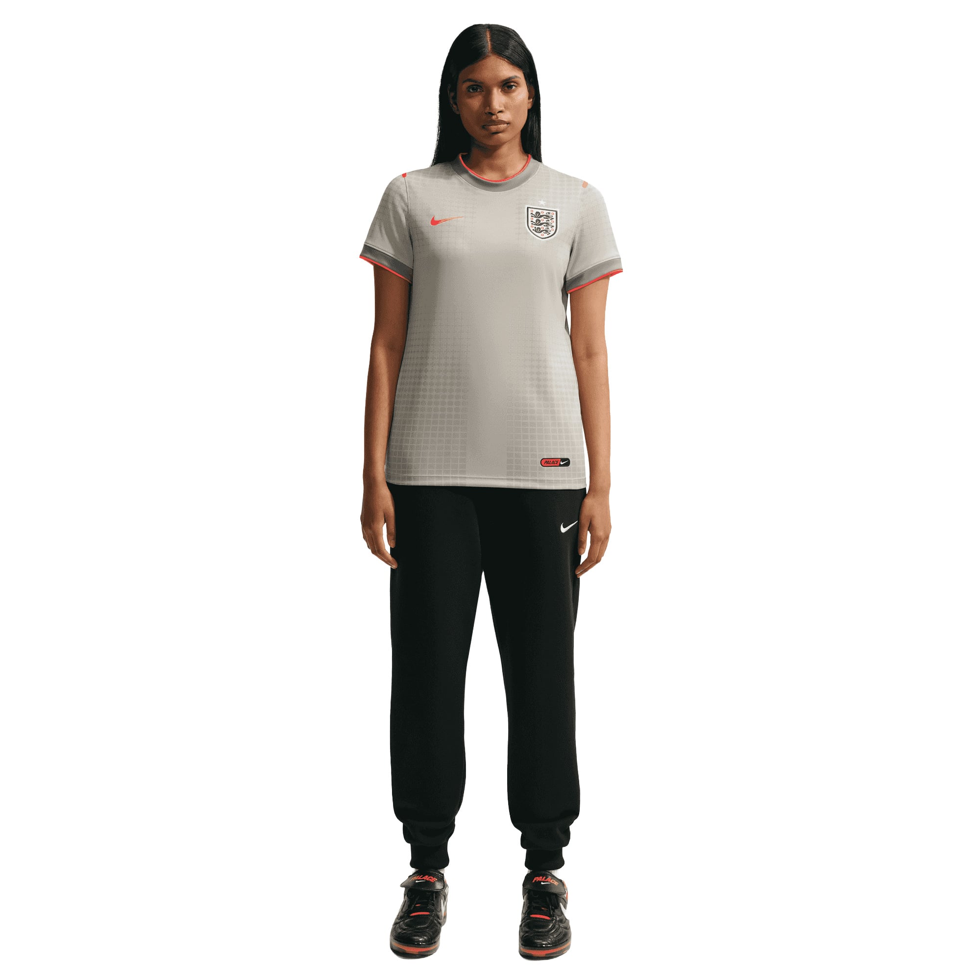 England Nike x Palace Pre Match Top - Pewter Grey - Womens, , rebel_hi-res